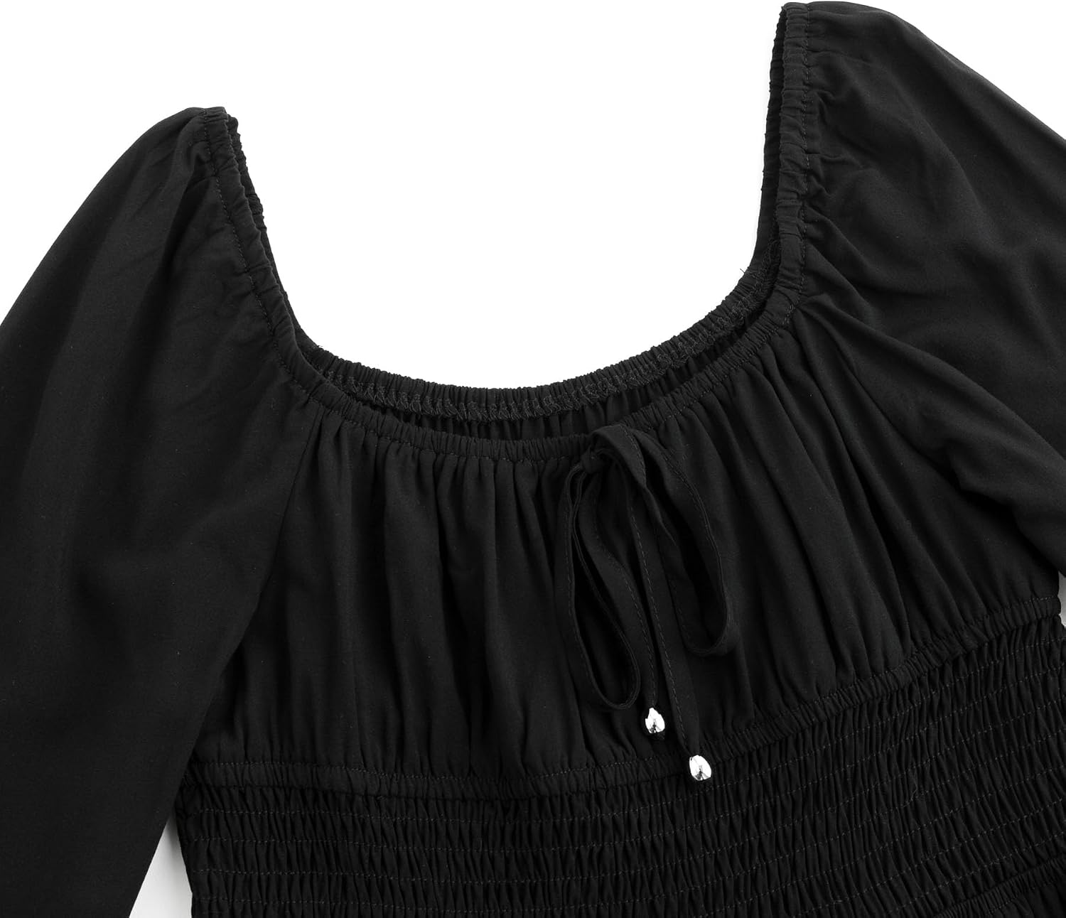 Simplee kids Girls Dresses Fall Long Sleeve Dress for Girl Tween Off Shoulder Smocked Dresses Size 4-15 Years