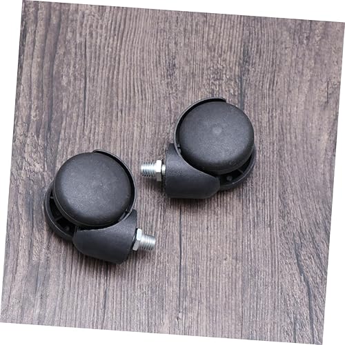 Miniatura 7 de Ruedas giratorias de 360 grados para sillas de oficina de cochecito de bebé, carga de 110.2 lbs, fácil de instalar rotati silenciosos