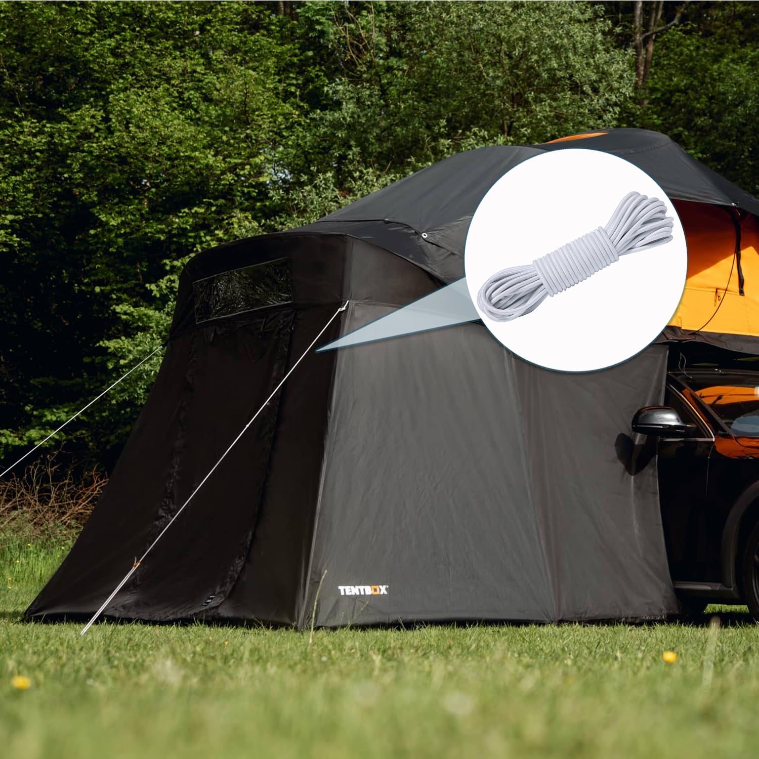 Corde Extensible En Caoutchouc - 20 M De Diamètre - 8 Mm - Gris[u3604] - Bricolage