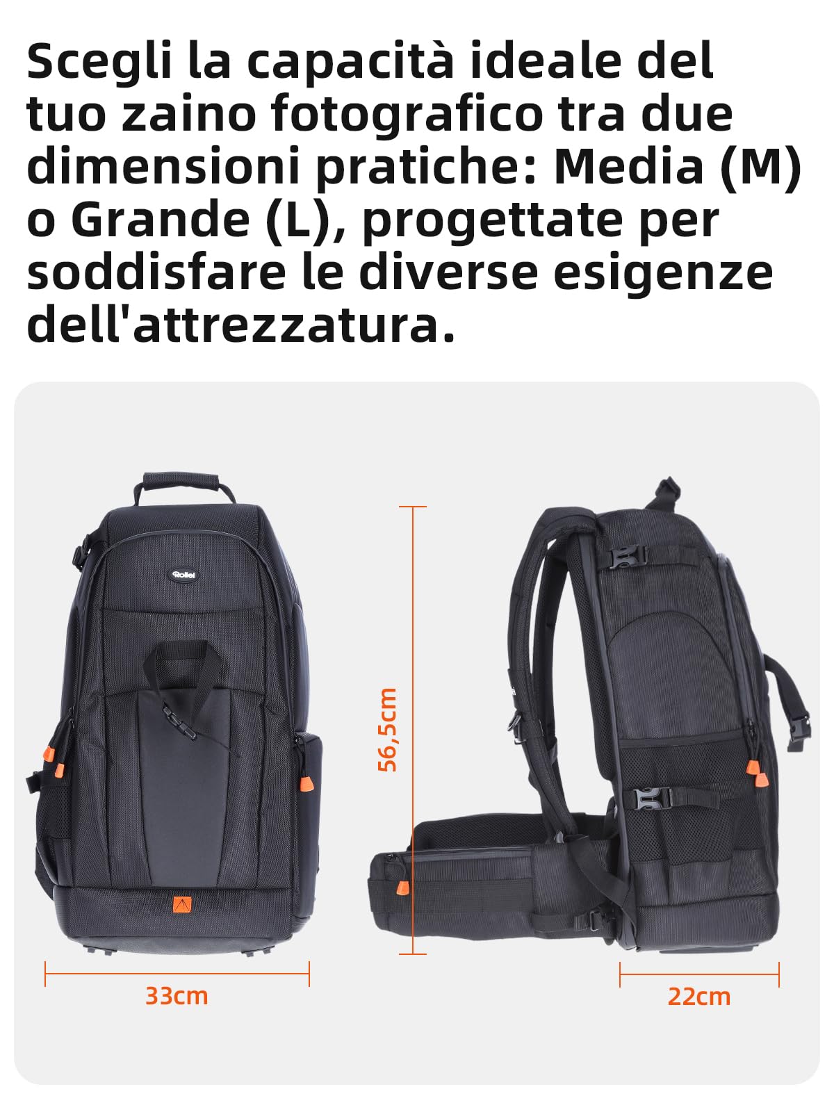Rollei Zaino Fotografico