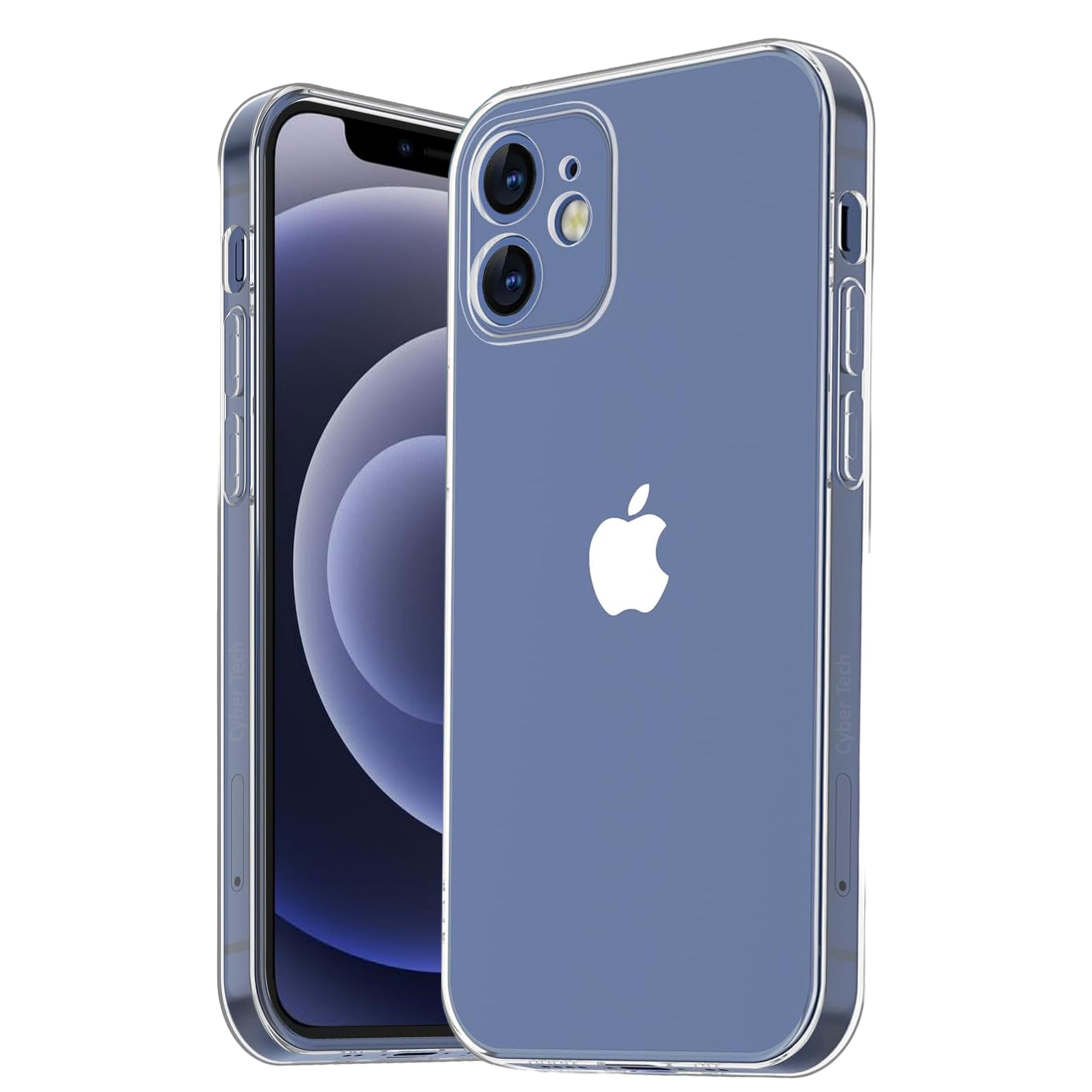 Crystal Clear Compatible With iPhone 12 Mini Case, [10X Anti-Yellowing] Thin Slim Soft TPU Silicone Shockproof Phone Cover Case for iPhone 12 Mini 5.4