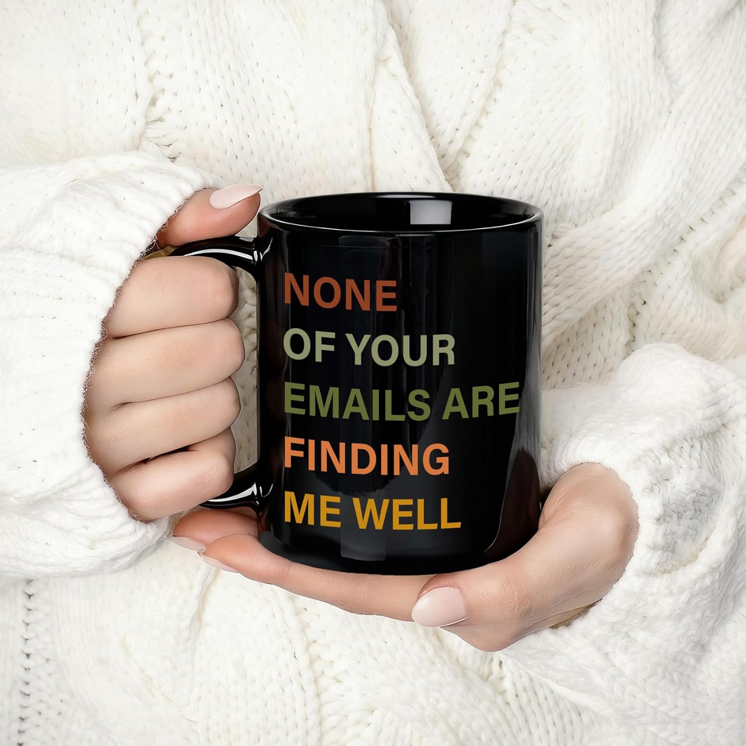 Work Coffee Mug Gifts for Boss, None of Your Emails Are Finding Me Well, Unique Coworker Gift Idea for Manager Employee, Sarcastic Appreciation Present for Boss Day or Office Retirement -158 - Image 3