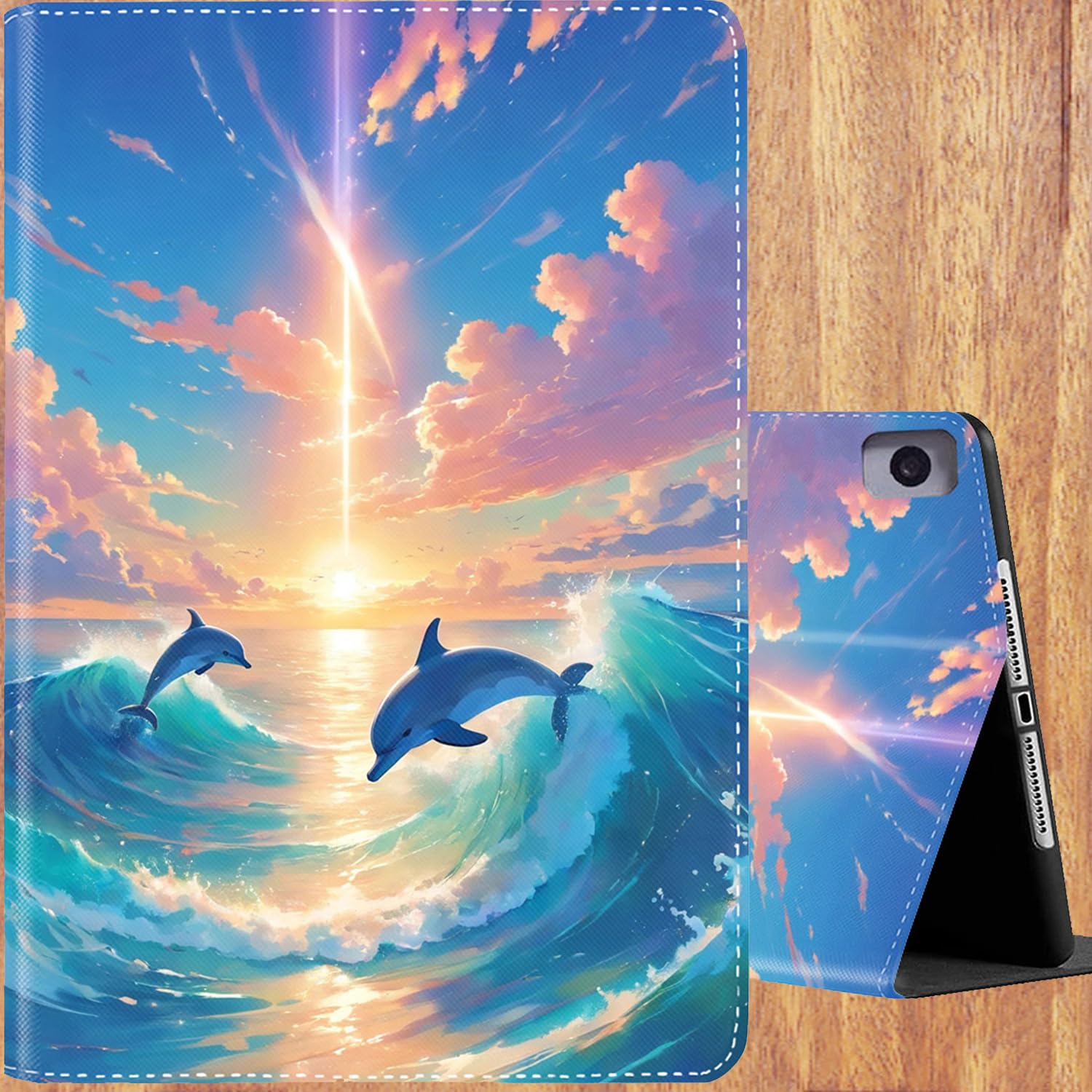 IPad 9.7 Case For 2018/2017 IPad 6th/5th Gen & IPad Air 2 - Leather Protective Case With Bible Verse Psalm 46:10