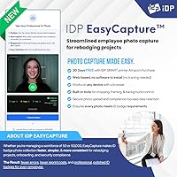 Vista 4 de IDP SMART-31 Series ID Card Duplex Kit de impresora con software, manual y guías - Incluye cinta de color YMCKO de 250 impresiones y 100 tarjetas