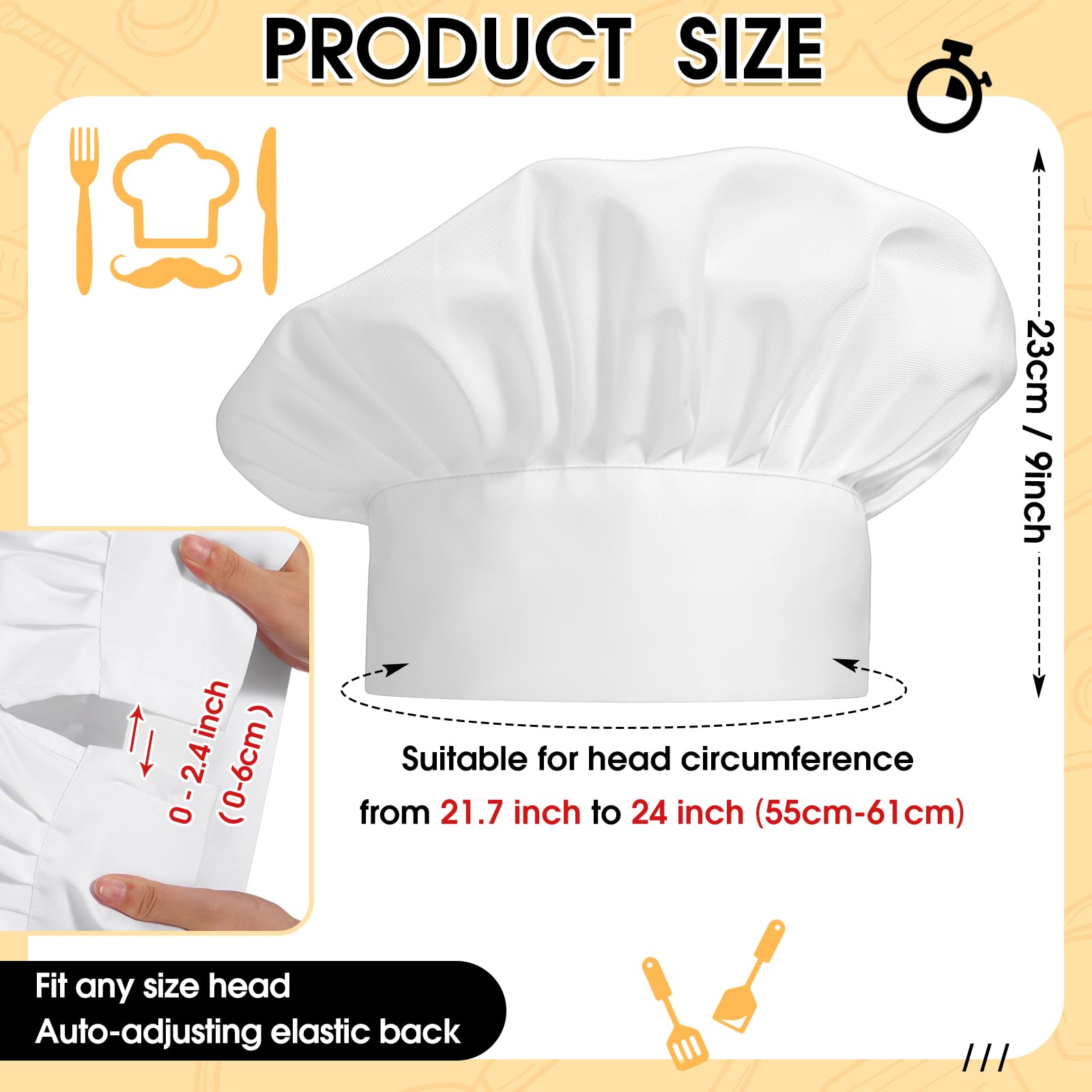 Hillban Halloween 3 Pcs Chef Unisex Costume Chef Tall Hat Coat Bistro Apron Set Chef Jacket Chef Coat Chef Apron for Man