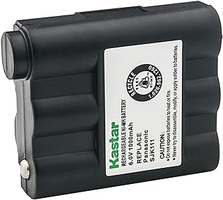 Kastar 1-Pack Two-Way Radio Battery Ni-MH 6V 1000mAh Replacement for Midland BATT5R, BATT-5R BATT5RX, BATT-5RX AVP-7, AVP7 AVP-17, AVP17 HH54, HH54VP, HH54VP2 XT511, XF511 PBATL/G7 GXT-300, GXT-310