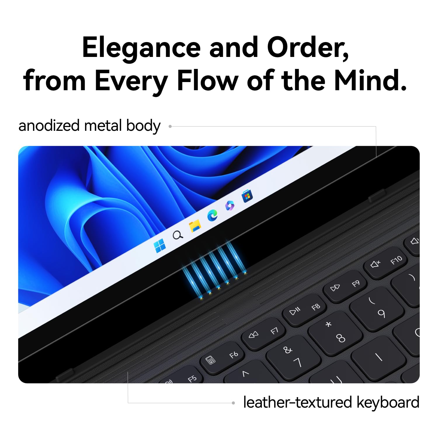 khadas Mind xPlay Klawiatura magnetyczna - Ultra-cienka przenośna 79-klawiszowa klawiatura z touchpadem o częstotliwości 120 Hz, One-Touch Kopilot AI, konfigurowalne skróty