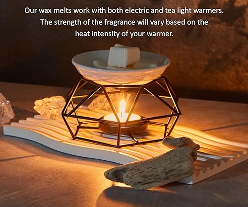 Miniatura 3 de Paquete de 6 velas de mezcla de soja altamente perfumadas en barra de cera para derretir  Woodsy Fall al aire libre  Madera de cedro, cedro y