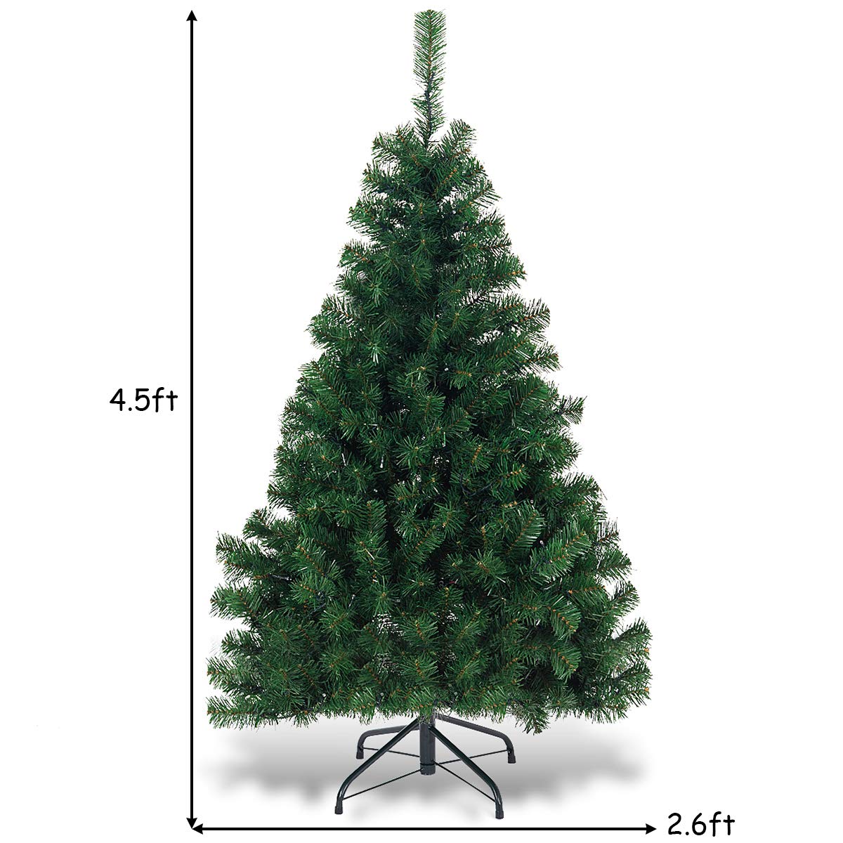 Amazon.com: Goplus 4.5ft Pre-Lit Artificial Christmas Tree