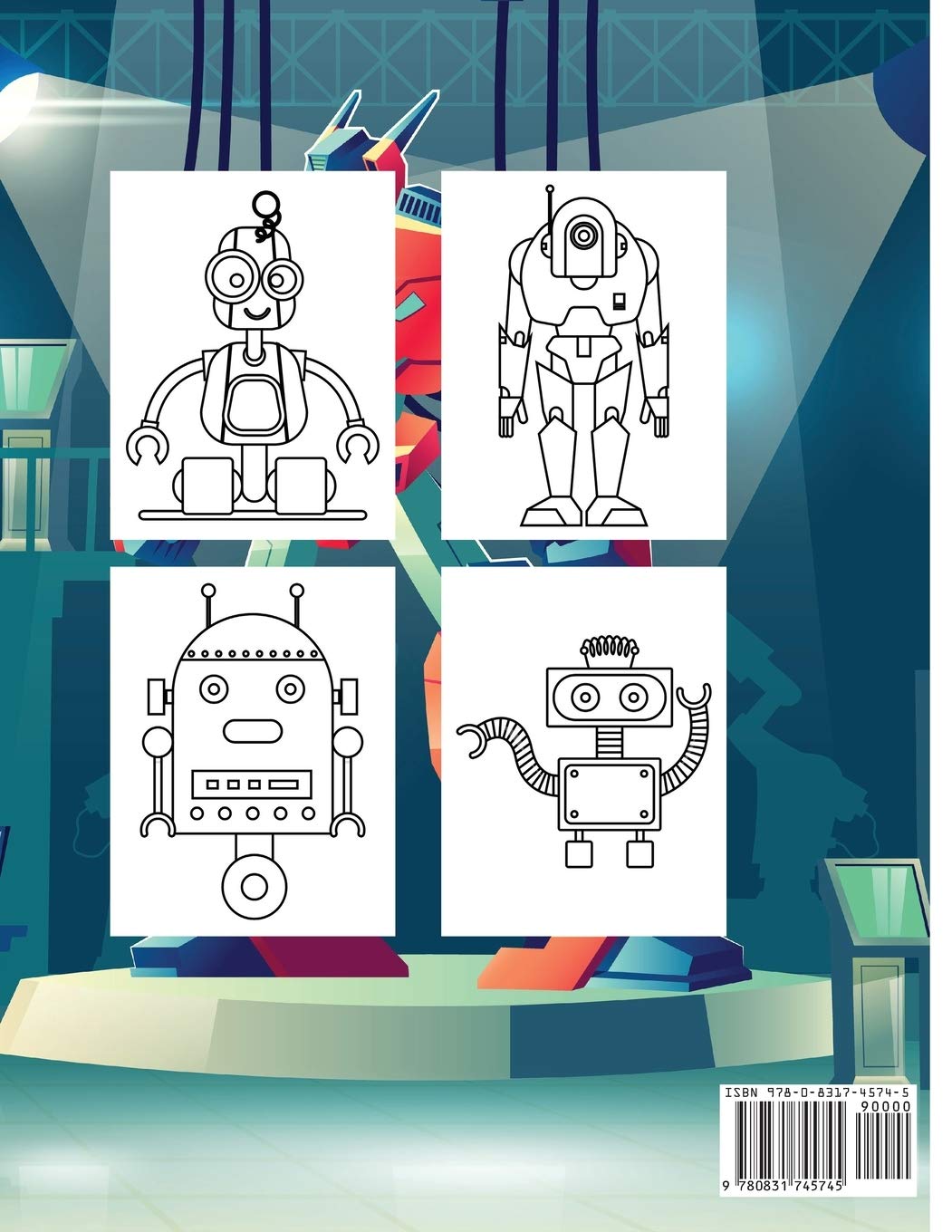 Robots Libro De Colorear: Un divertido libro de colorear para niños de 4 a 8 años (Hollywood Classics (Hardcover))