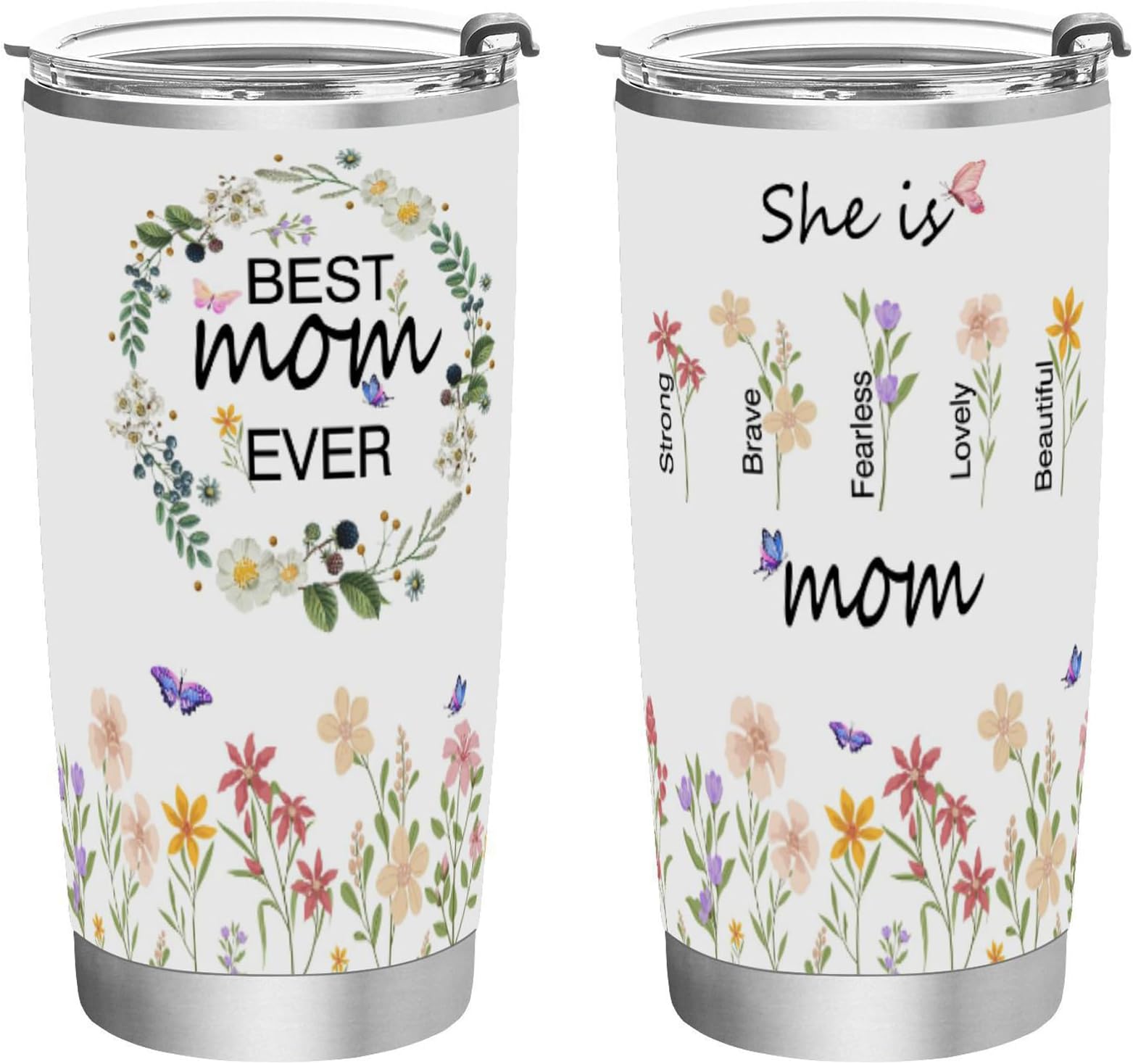 Gifts for Mothers Day Gifts for Mom from Daughter Son Birthday Gifts for Mom 20oz Tumblers Coffee Travel Mug Gifts for Women