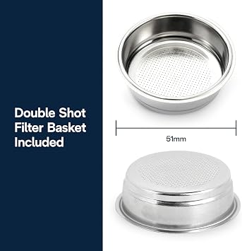 De'Longhi Rosewood Bottomless Portafilter, 51mm