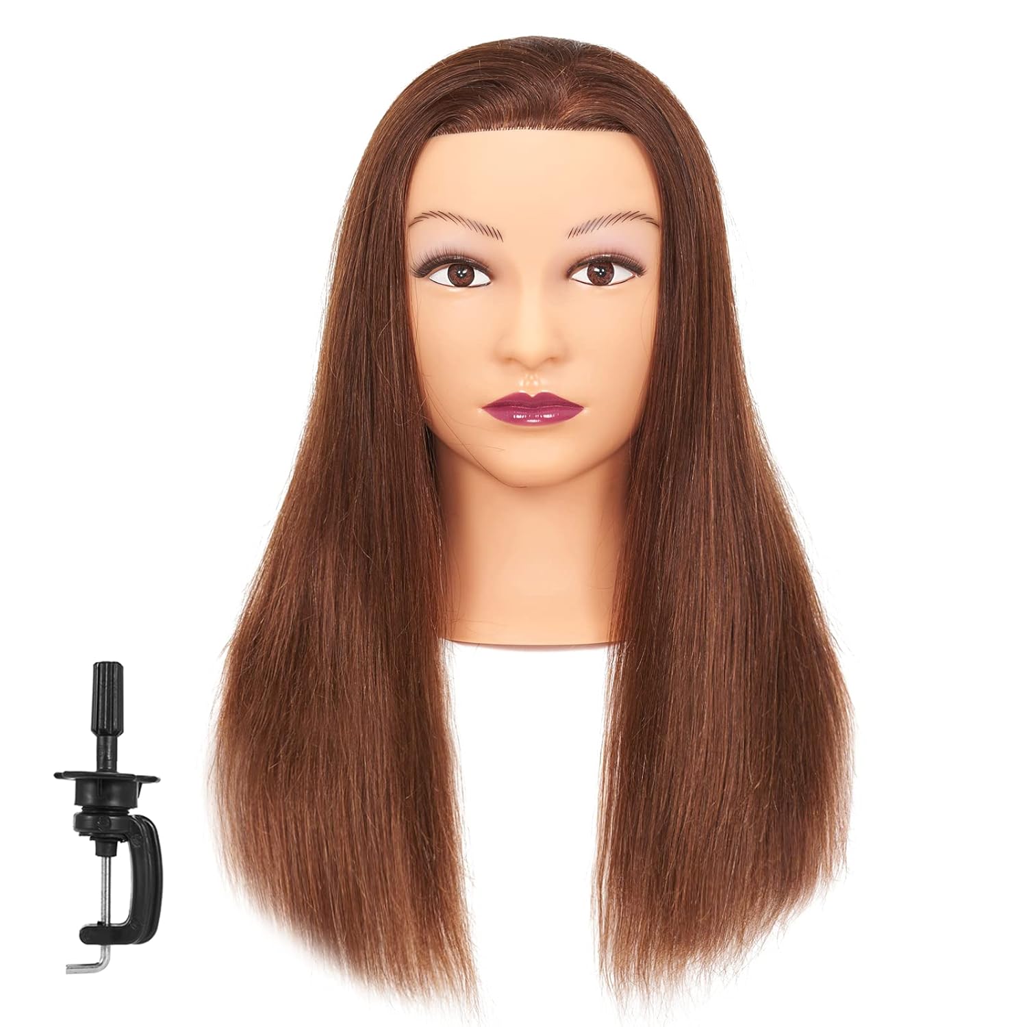 Buy Mannequin Head 2022 100 Human Hair Hairdresser Training Head