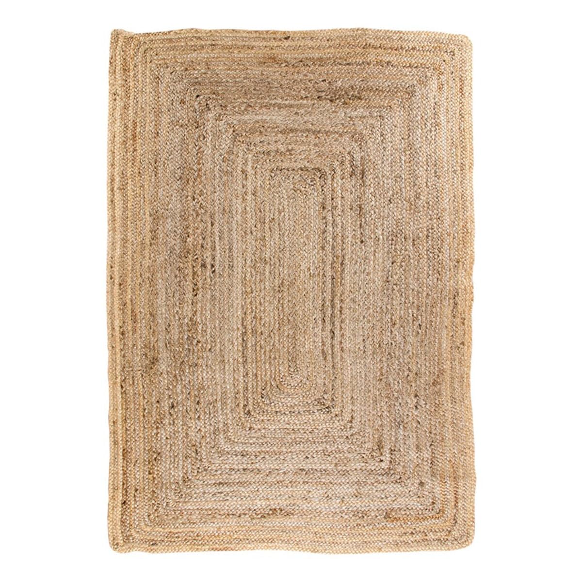 AltoBuy Thane - Tapis 240x180cm en Fibre de Jute Tressé Naturel