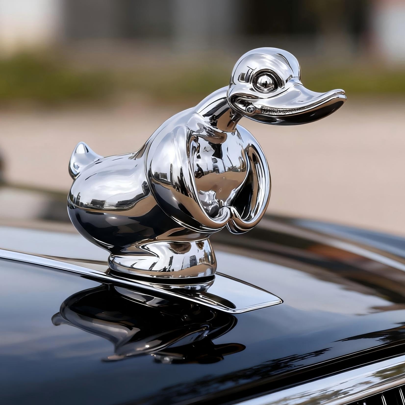 Quincry Angry Duck Hood Ornament