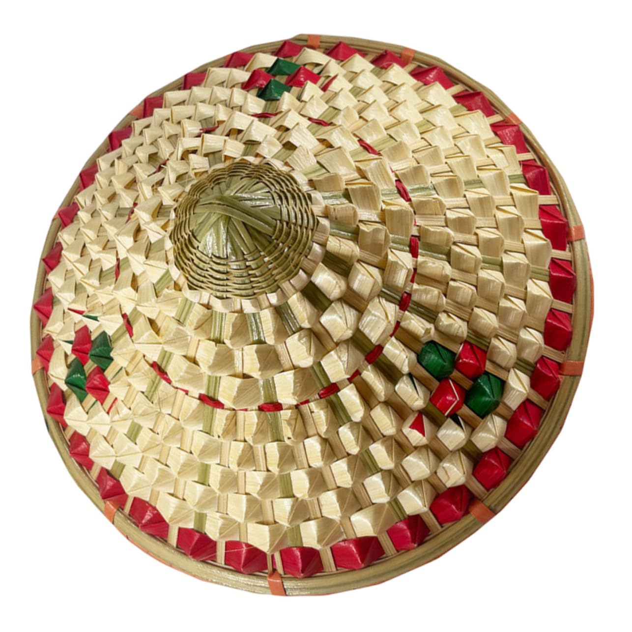 CALLARON Sombrero De Piña De Bambú Sombrero Oriental De Escenario Sombreros Sombrero De Sombrero Parasol Sombrero De Agricultor De Arroz Sombrero De Discoteca Sombrero Parasol