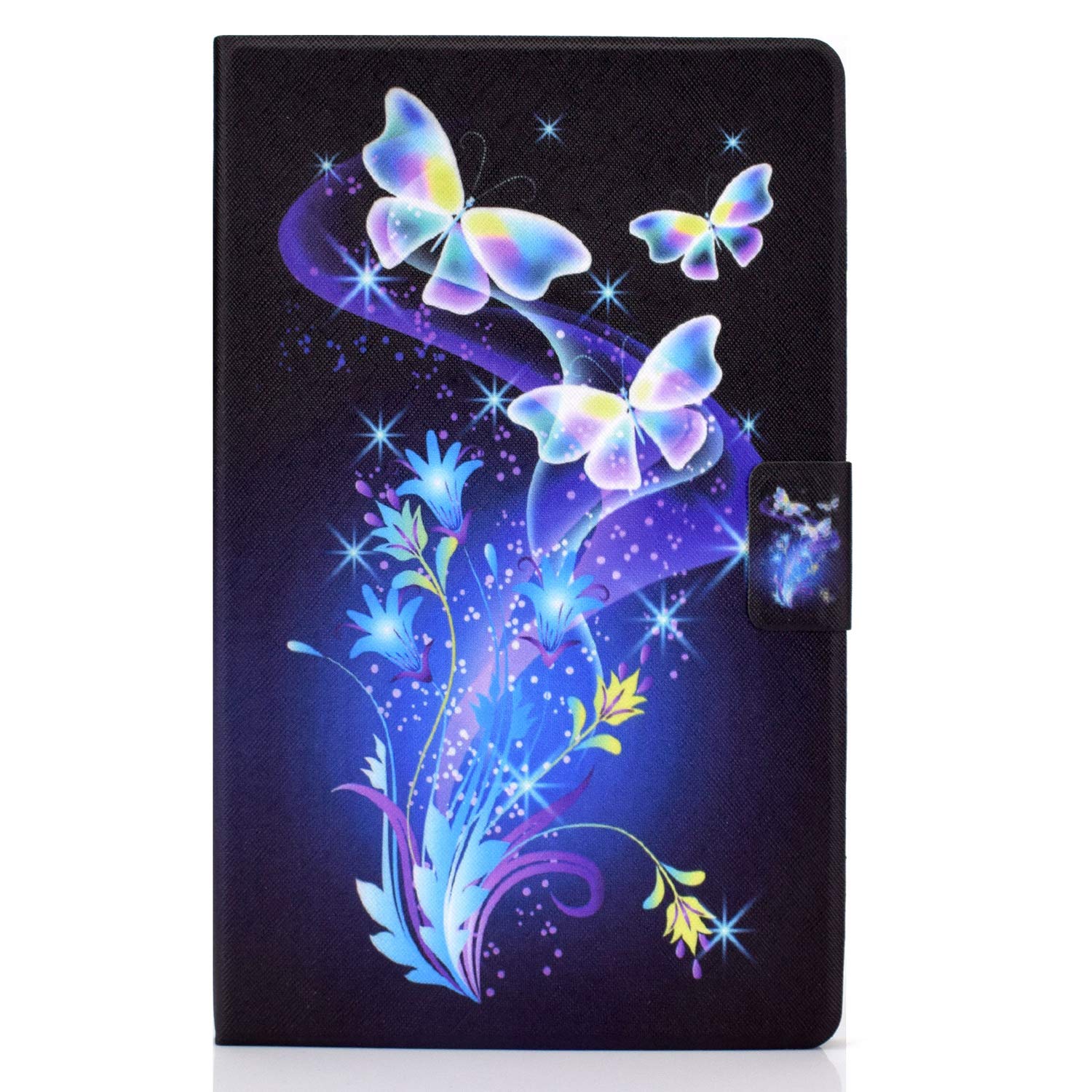 ONETHEFUL Custodia Libro Cover per Lenovo Smart Tab M10 Plus FHD 10.3 2020 TB-X606 TB-X606F Tablet Custodie Protettiva Covers con Stand e PU Pelle - gatto bianco