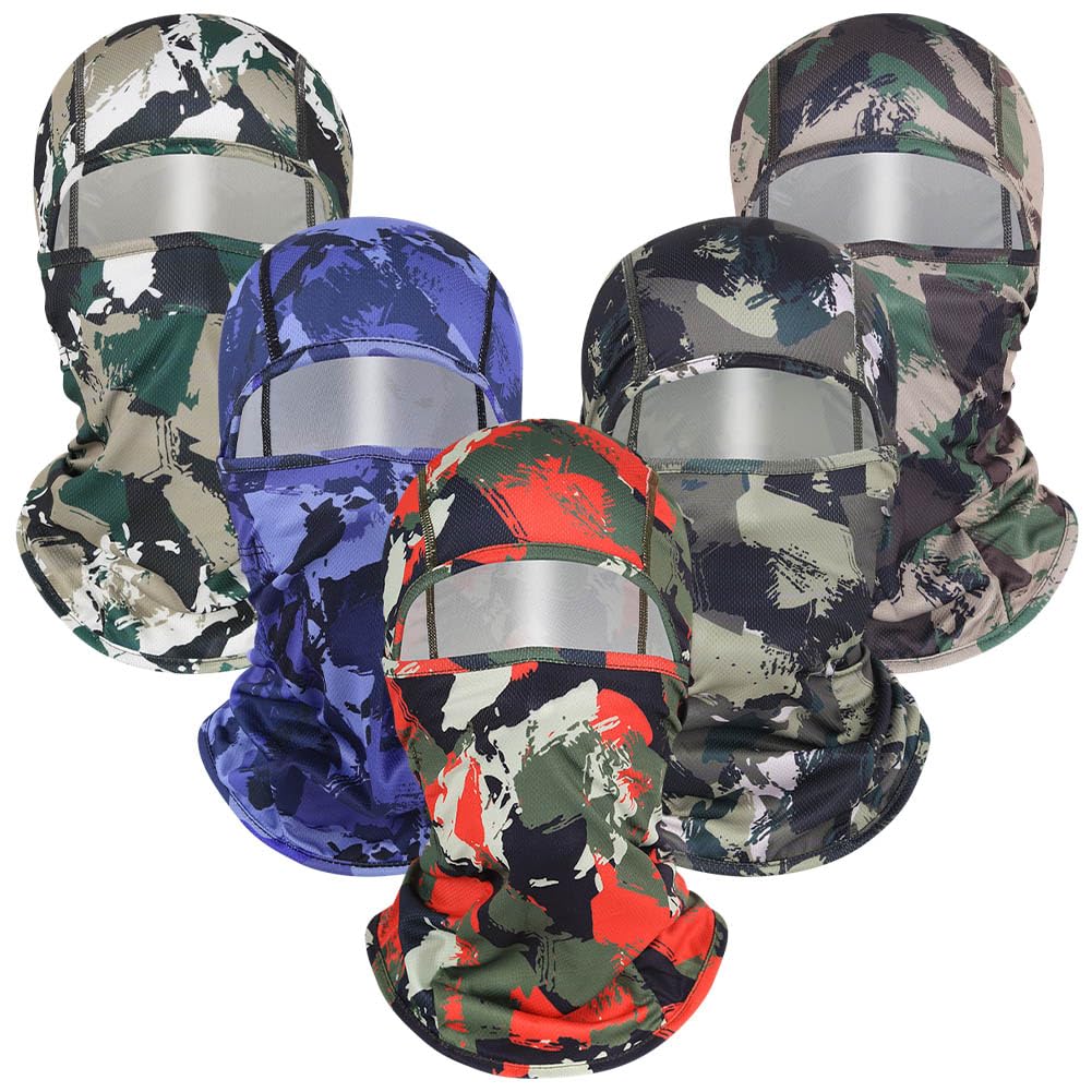 Camo Balaclava Ski Mask UV Face Cover for Motorcycle Hunting