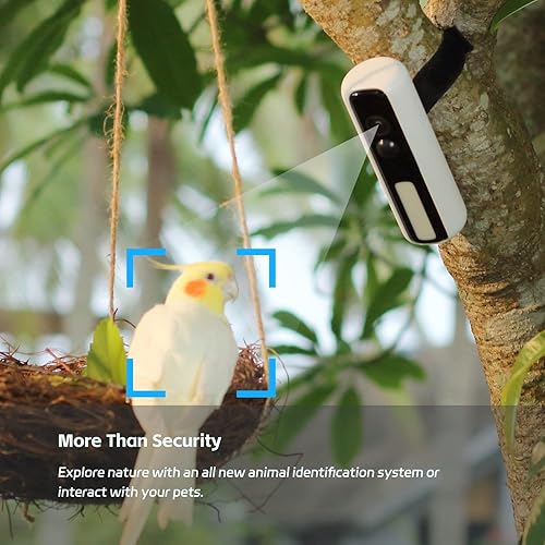 Miniatura 6 de RELI Cámara de seguridad inalámbrica para exteriores con batería de 5 meses, cámaras profesionales para pájaros, visión nocturna a color de 1080P,