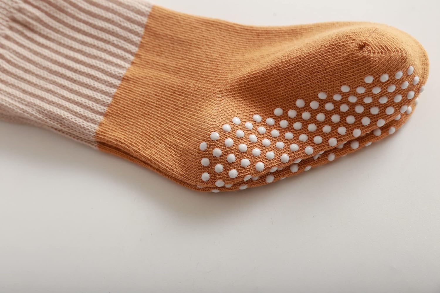 Baby Girls Boys Socks infant Cotton Crew Socks for newborn Non Slip/Anti Skid Toddler Knee-high Socks set - Image 5