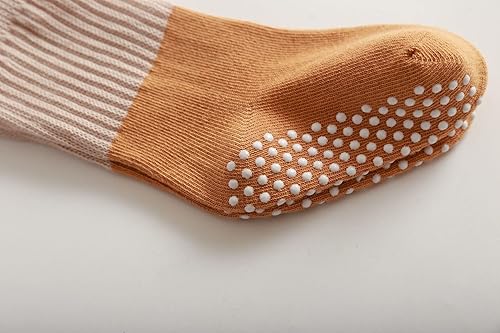 Miniatura 5 de Calcetines de algodón para bebés y niñas, calcetines de algodón para recién nacidos, antideslizantes, antideslizantes, para niños pequeños