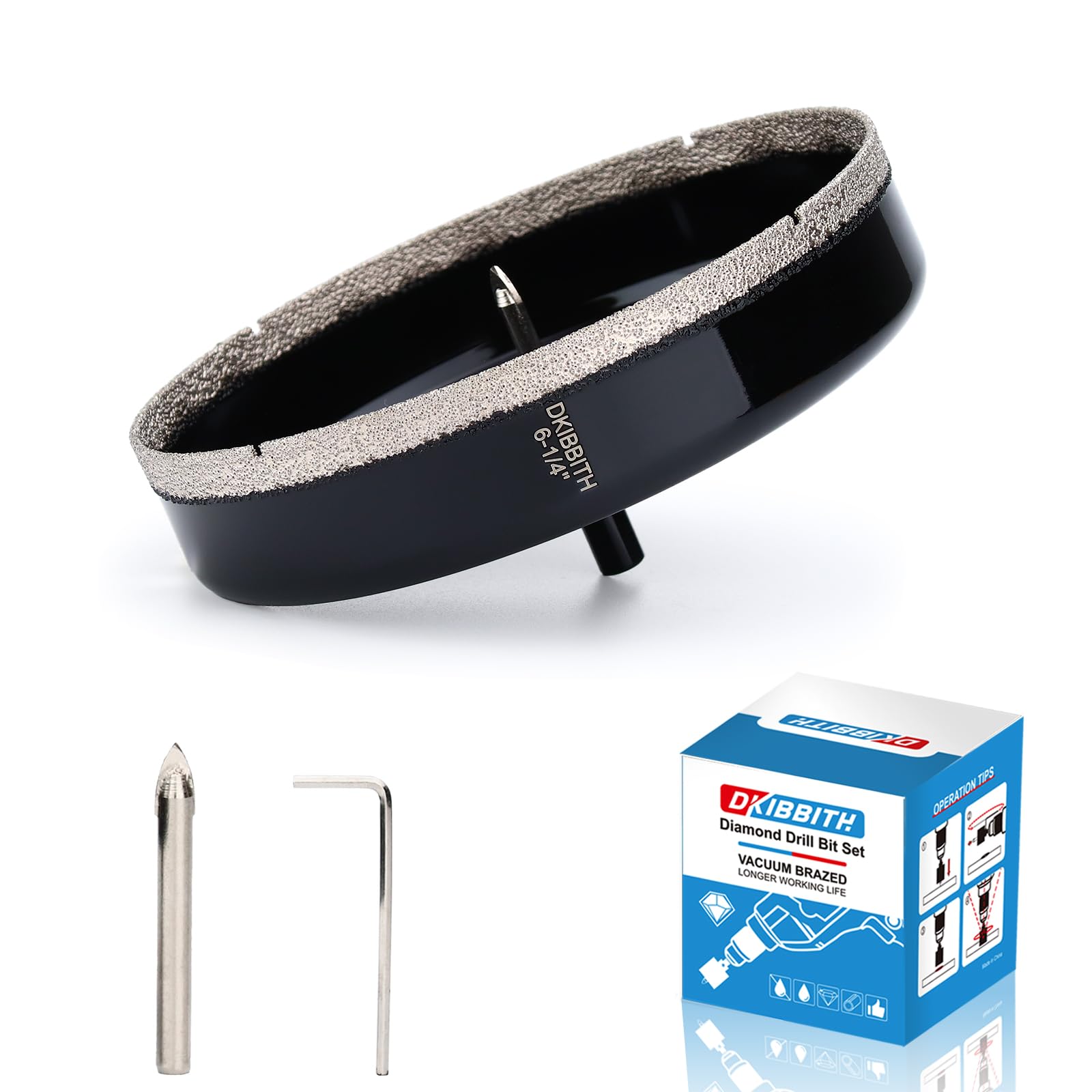 Diamond Hole Saws - Cut Tile, Stone & More -22 Diamond Hole Saws - Cut Tile, Stone & More -22