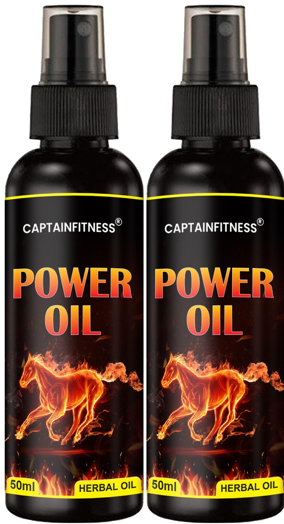 captainfitness Oil 4X Natural 12 Size Strong Performance Men