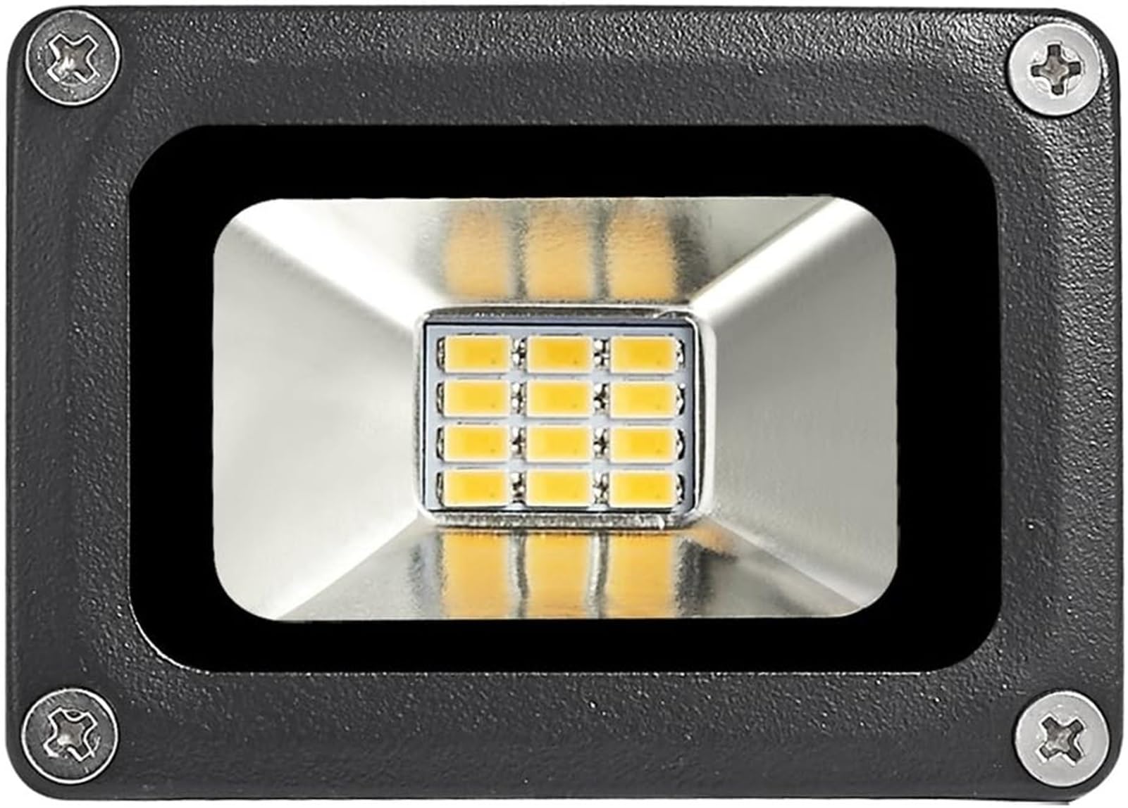 Luce di sicurezza a LED da 20 W IP65 Faretti a super luminosi diurna for Giardino Cortile Garage Magazzino Patio Cartellone Bianco caldo
