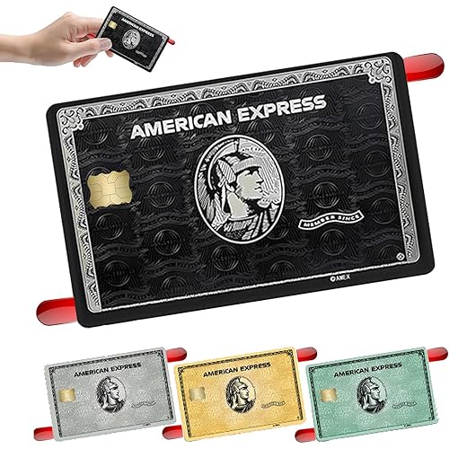 4pcs Credit Card Stickers, American Express for Credit Card Skin, Debit Card Sticker, Personalized Bank Card Sticker Cover, Credit Card Decal, Waterproof Card Cover