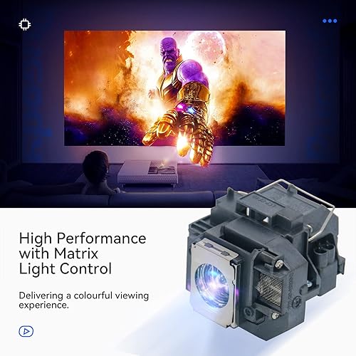 Miniatura 30 de ET-LAA410 Bombilla de repuesto para proyector de alta calidad con carcasa para proyector Panasonic PT-AE8000U PT-AE8000 PT-AT6000E PT-AT6000 Naranja