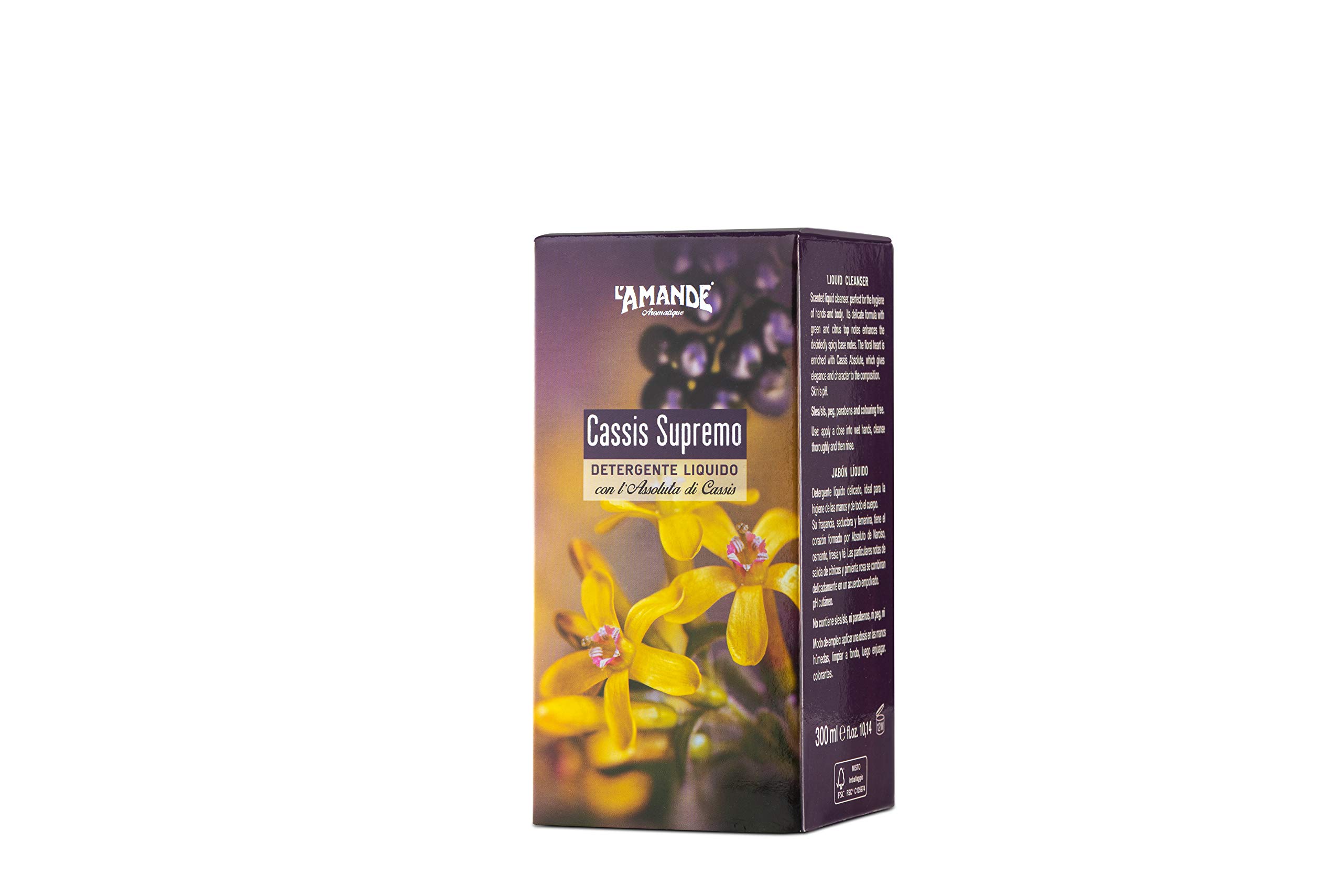 L'AMANDE Hand- & Körperseife Cassis Supremo – Pflegendes Duschgel Mit Grünen & Zitrusnoten