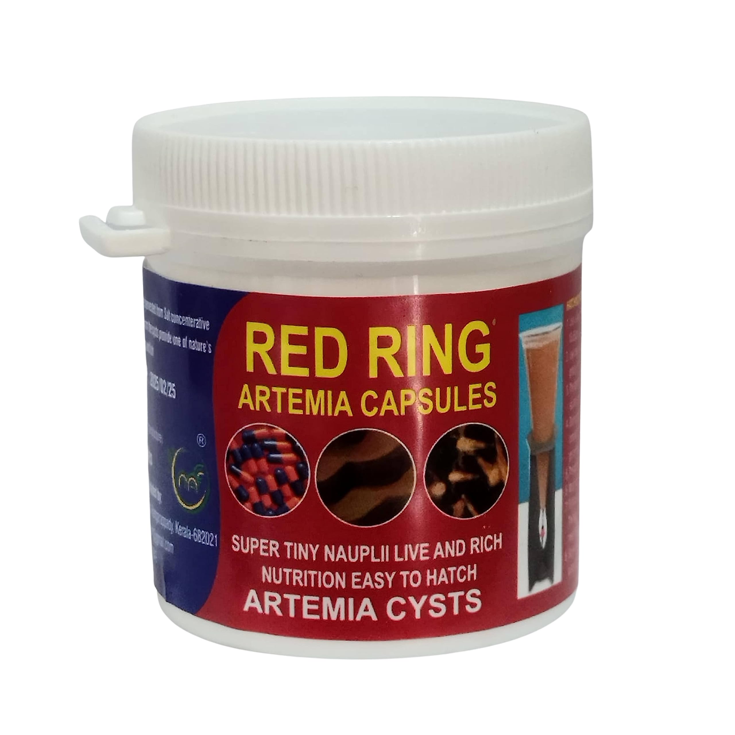 MaF Red Ring Artemia Cyst Capsules (100 Capsules) / Brine Shrimp Eggs Capsules, 90% Hatching in 24 Hours (B0CHQJ6GM6) Amazon Price History, Amazon Price Tracker