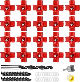 20 Pack Chicken Waterer Nipples for Chicks to Chickens with Drill Bits
