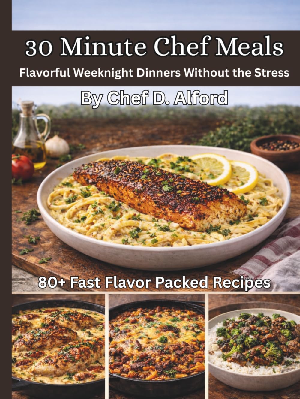30 Minute Chef Meals: Flavorful Weeknight Dinners Without the Stress      Hardcover – March 13, 2026