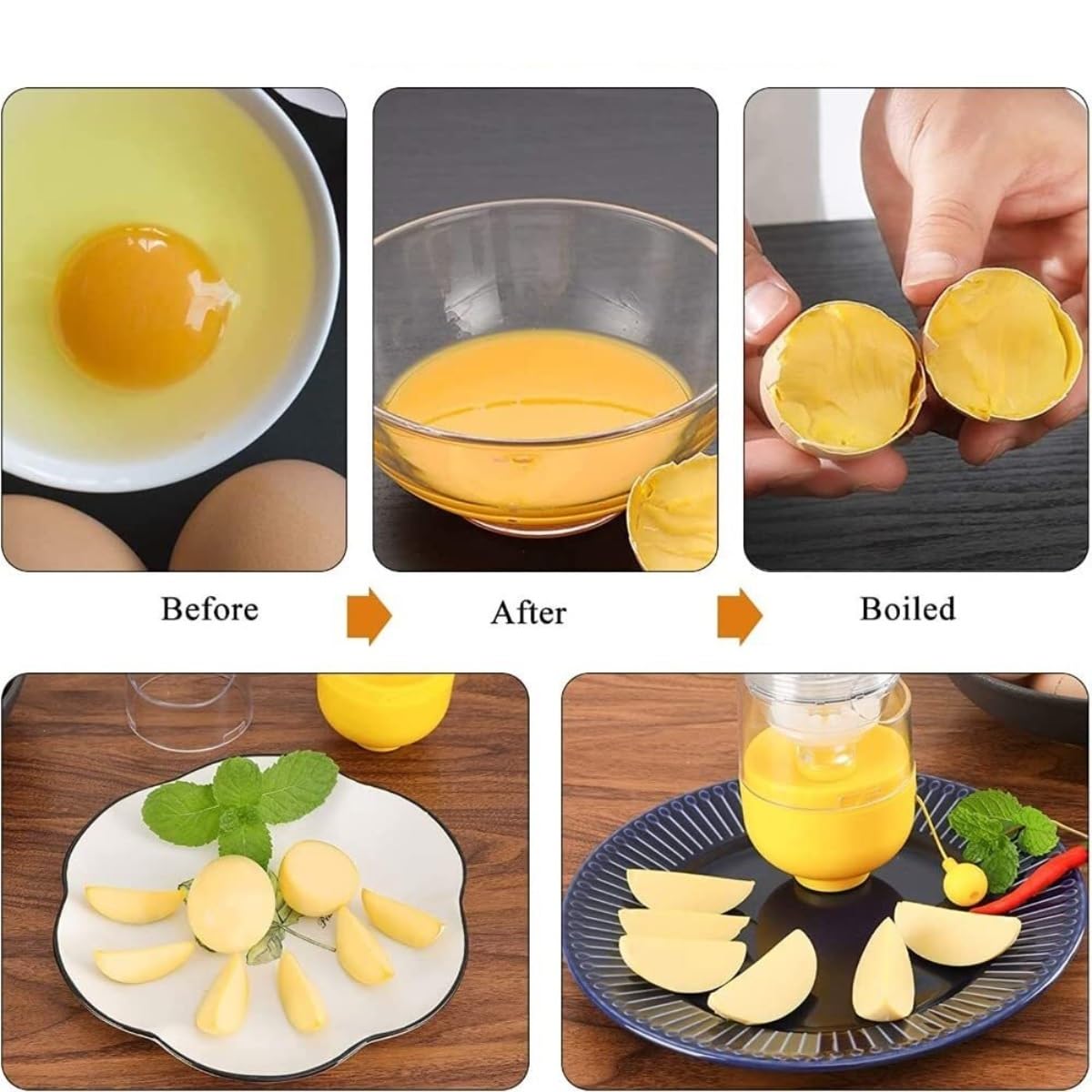 Rührbesen Backutensilien Eierschläger, Silikon-Mixer, Manuell, Goldener Eiermacher Mit Kordelzug, Eier-Kochwerkzeug, Mixer, Küchenhelfer Küchen Schneebesen(Yellow)