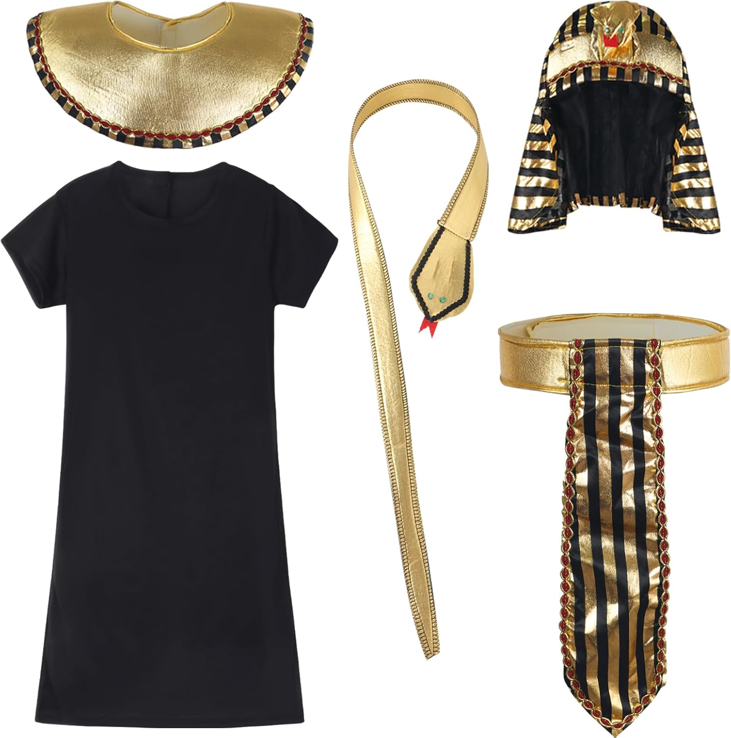 زي تنكري فرعون مصري للأطفال الأولاد والبنات من أمزبارلي، زي تن... - view 5