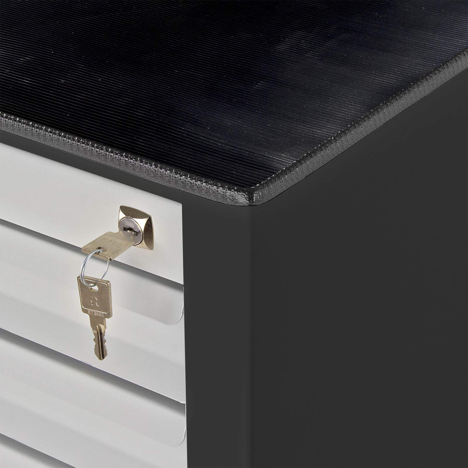 ADB - Cassettiera Mammut 10 SL Maxi RAL7016/7035, in metallo, per officina come armadietto degli attrezzi, prodotto nell'UE