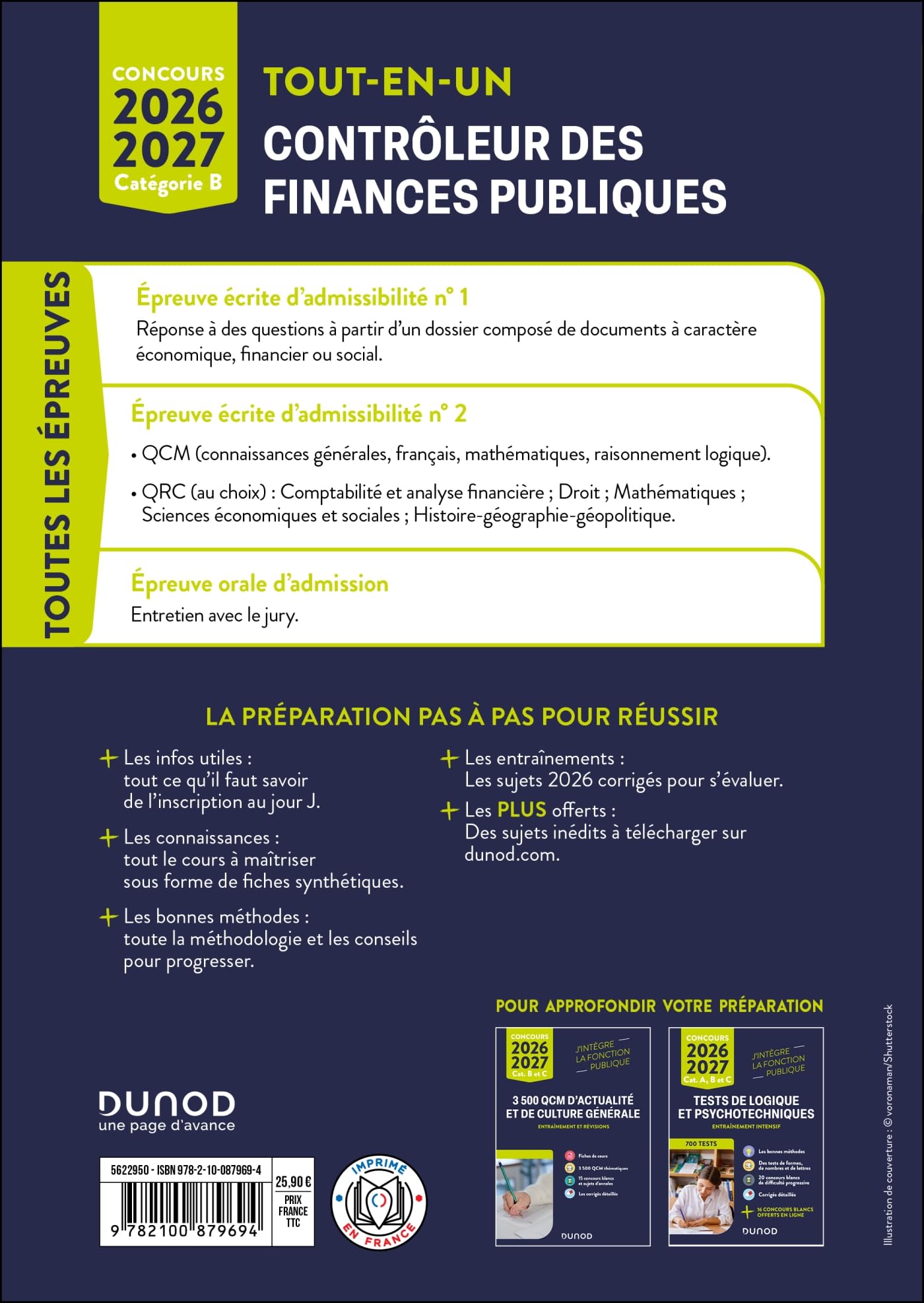 Concours Contrôleur des finances publiques - 2026-2027 - A jour de la réforme: Tout-en-un