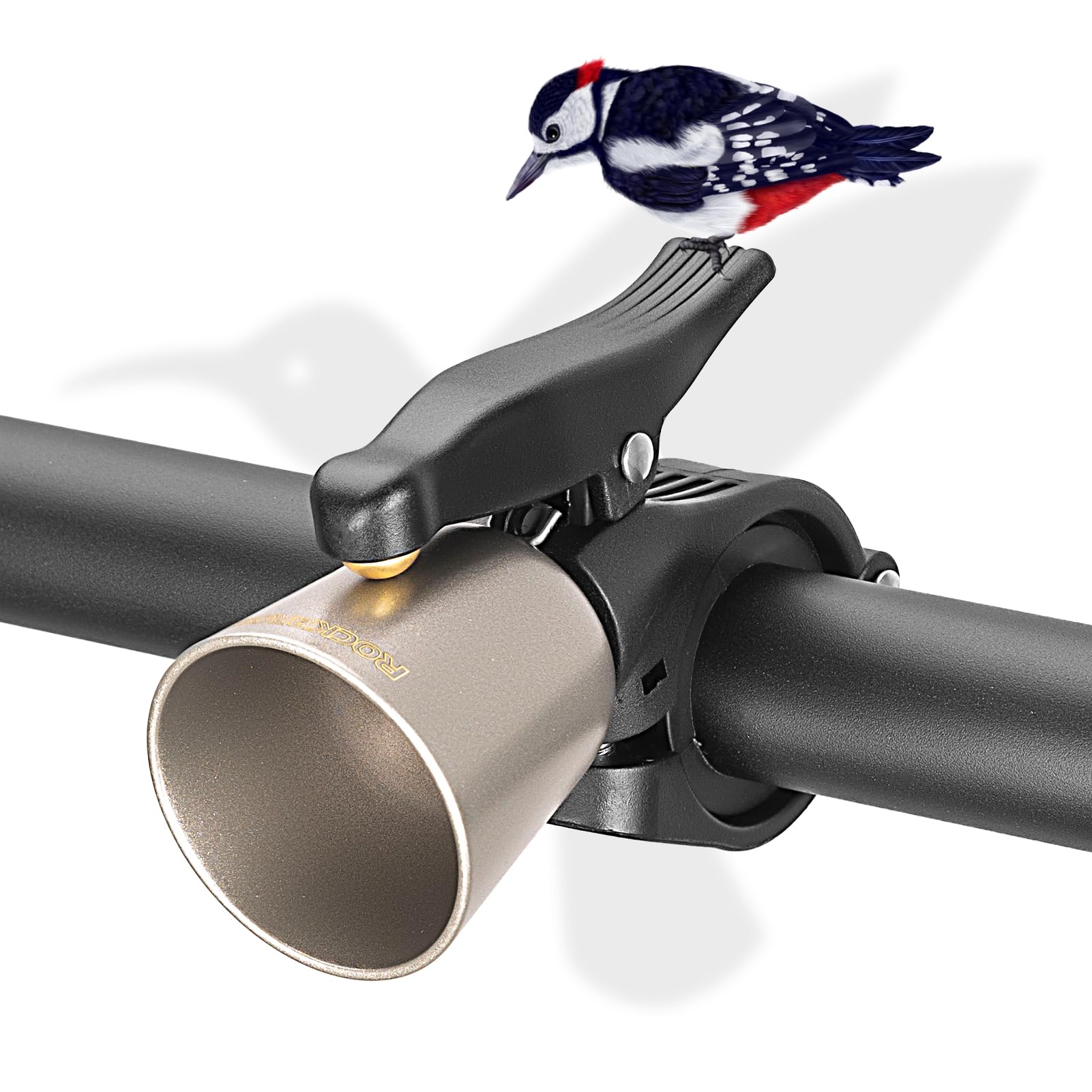 Campanello Bici Elettrica ROCKBROS 110dB – Forte, Impermeabile Con Corno Elettrico, Facile Da Installare