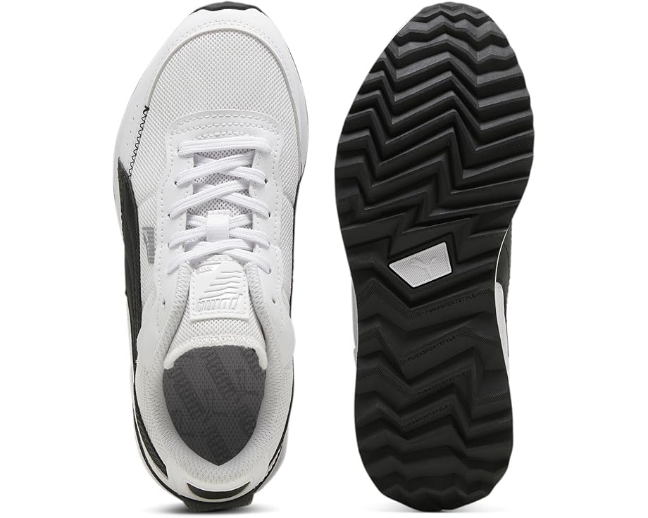 PUMA Kids Puma Kids Road Rider Leather Sneakers (Big Kid) - Top View