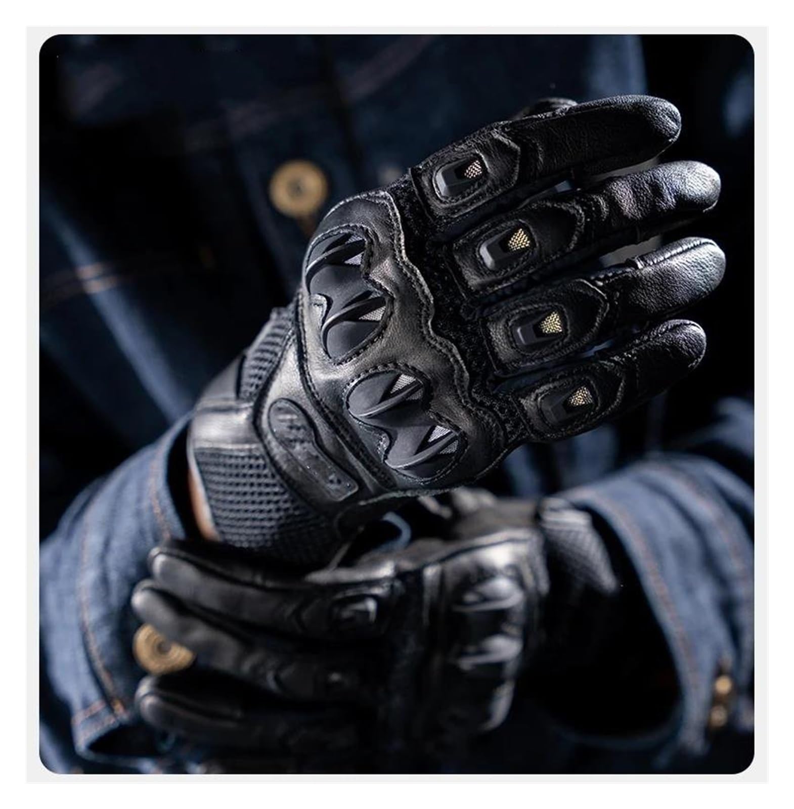 Guantes de Moto Guantes Transpirables para Motociclistas