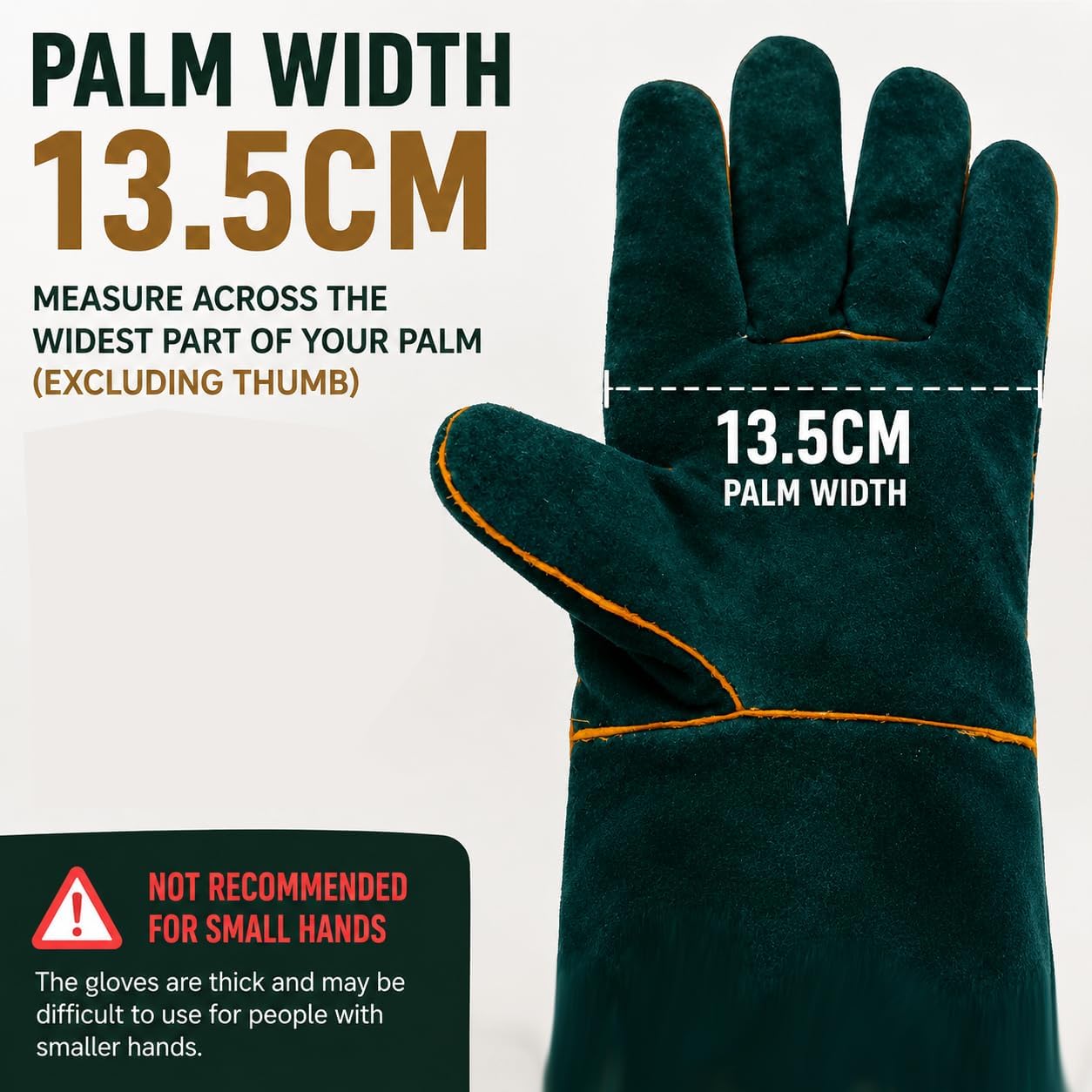 Animal Handling Gloves - 60CM Durable Bite & Scratch Resistant Gloves for Bathing, Grooming, Welding, Handling Dogs, Cats, Birds, Snakes, Parrots, Lizards, Reptiles