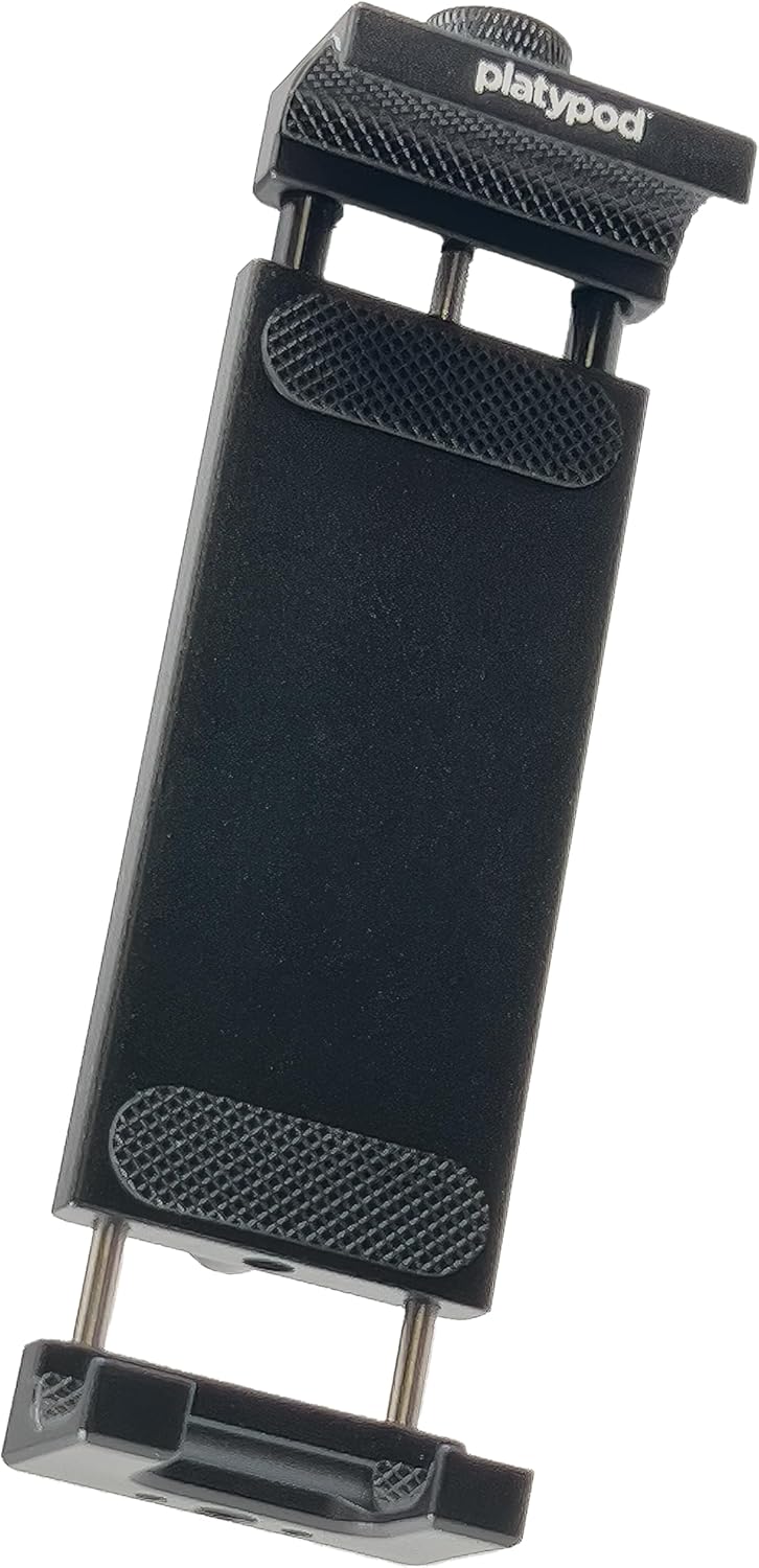 Platypod Tab iPad and Tablet Tripod Mount, 4.7-11.2 inch Adjustable, 3.3 lb Capacity, Triple 1/4"-20 Mounting Points