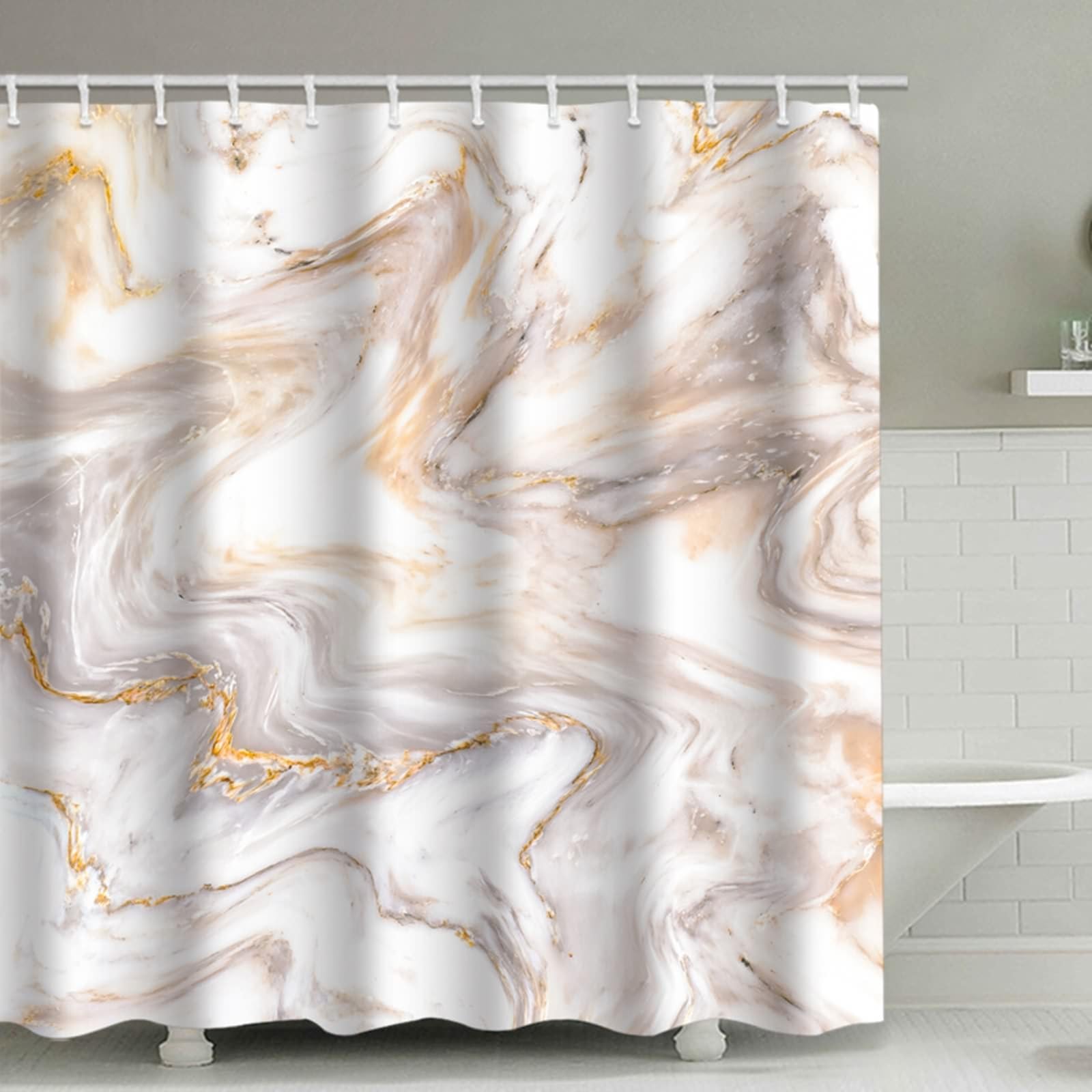 Rideau de douche anti-éclaboussures 200x230cm pour stopper l'eau au sol