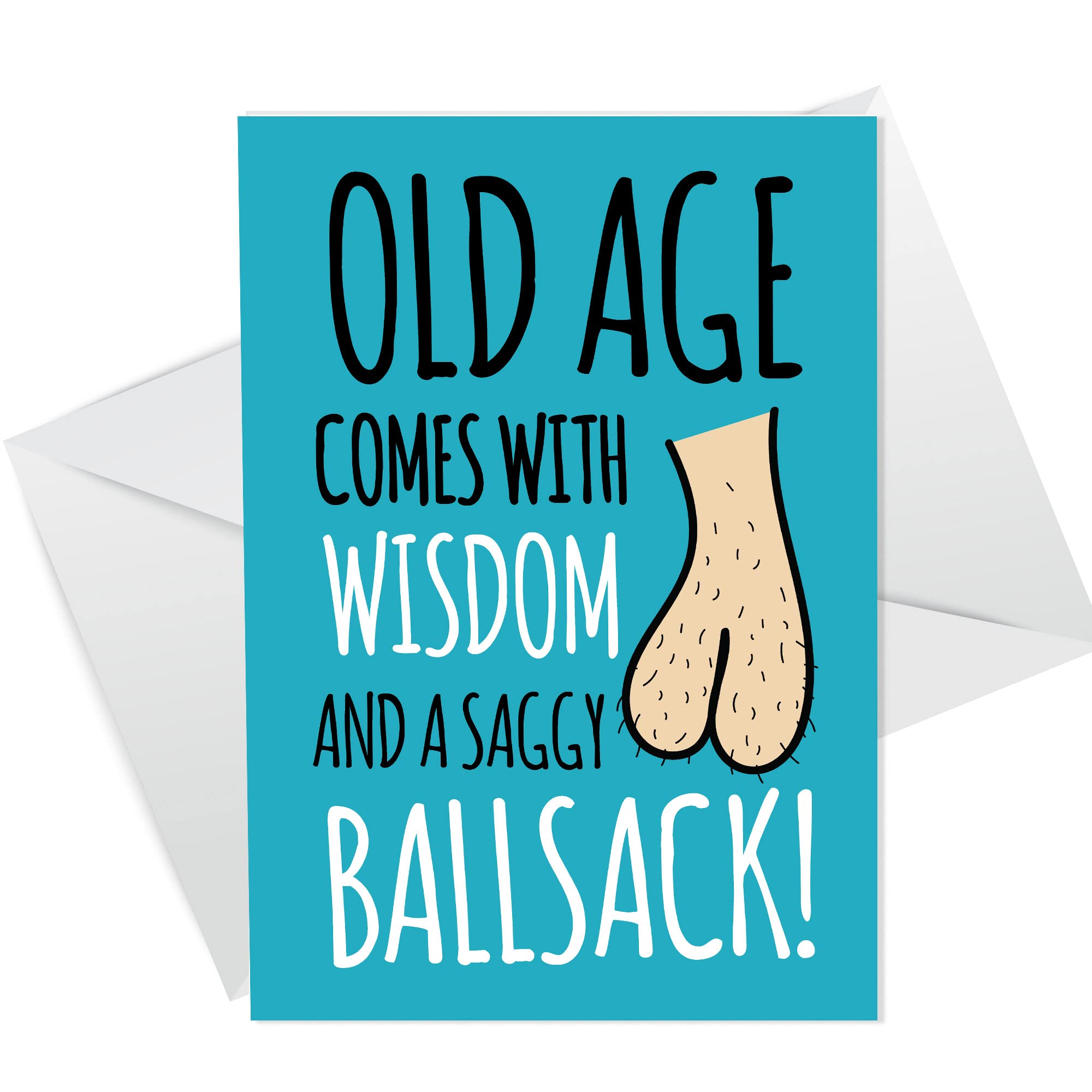 RED OCEAN Funny Birthday Cards For Men Novelty Humour Card For Him Birthday Card For Dad Grandad Uncle