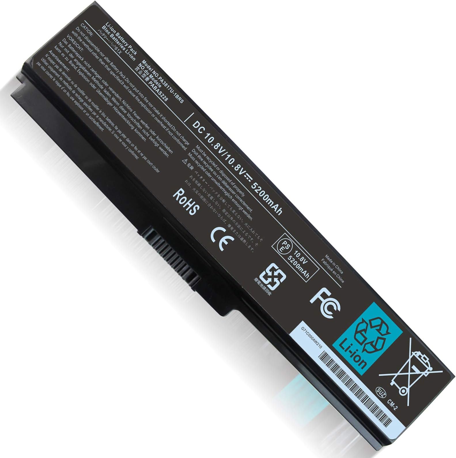 Amazon.com: Bovekeey PA3817U-1BRS Battery 10.8V 48Wh for Toshiba ...