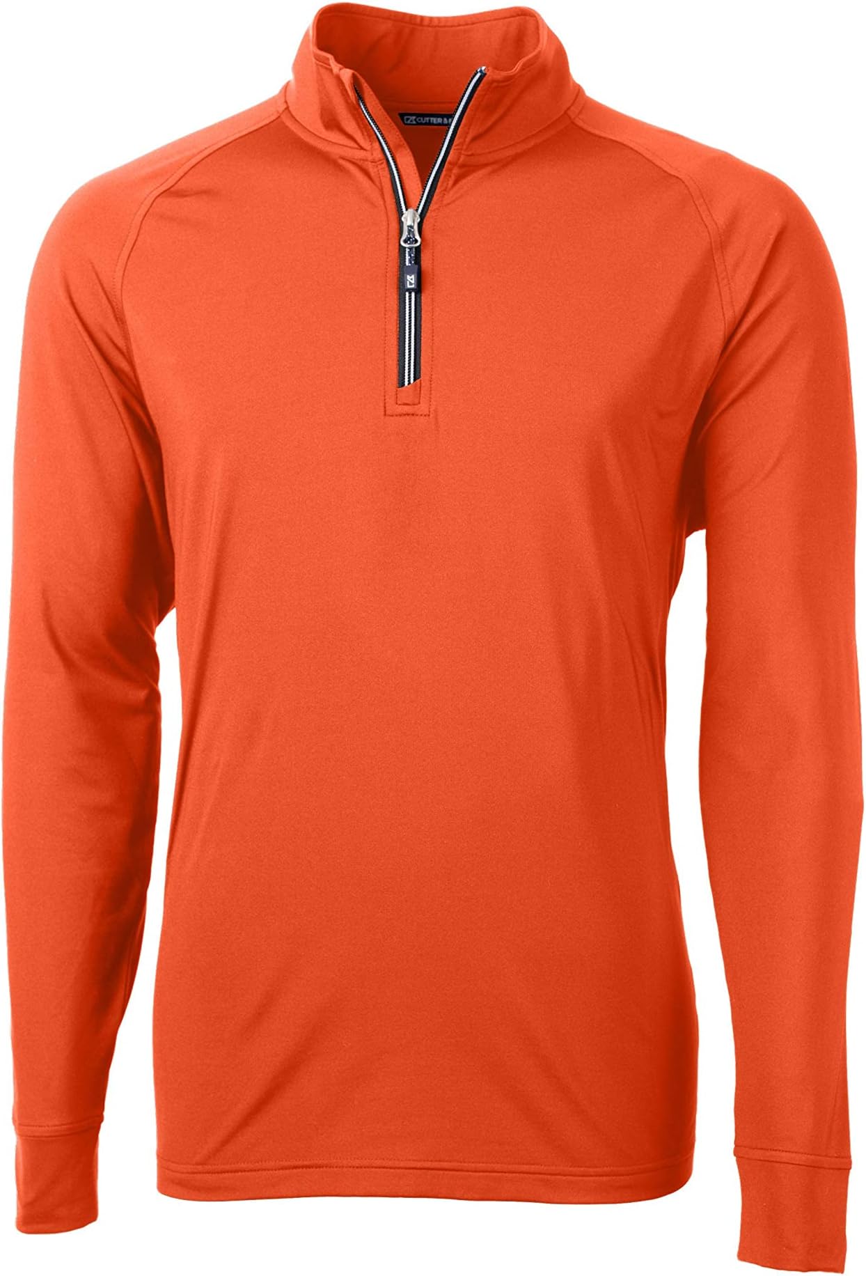 mens Long Sleeve Adapt Eco Knit Quarter Zip Pullover Shirt
