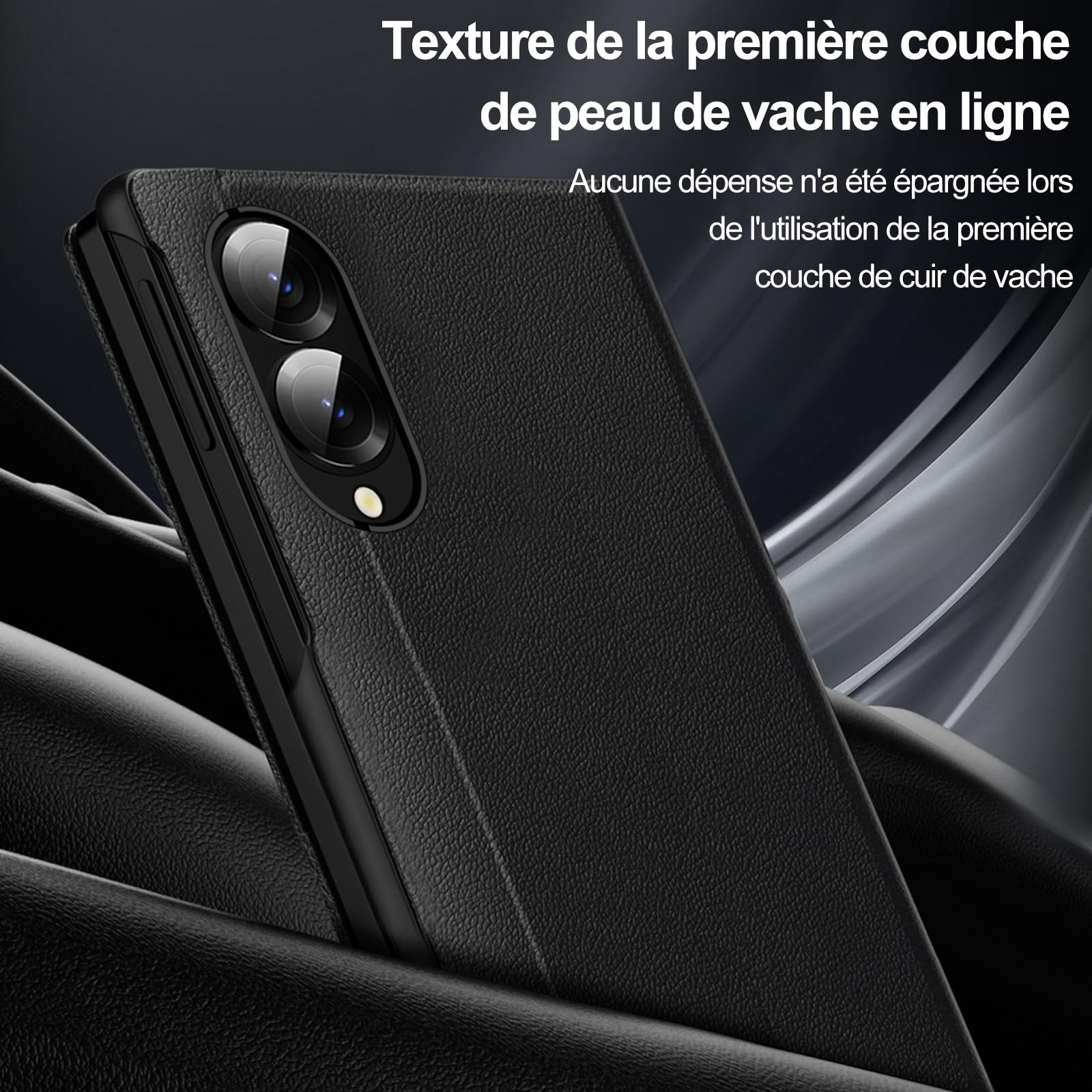 Cover per Samsung Galaxy Z Fold 8 Smart View con finestra intelligente