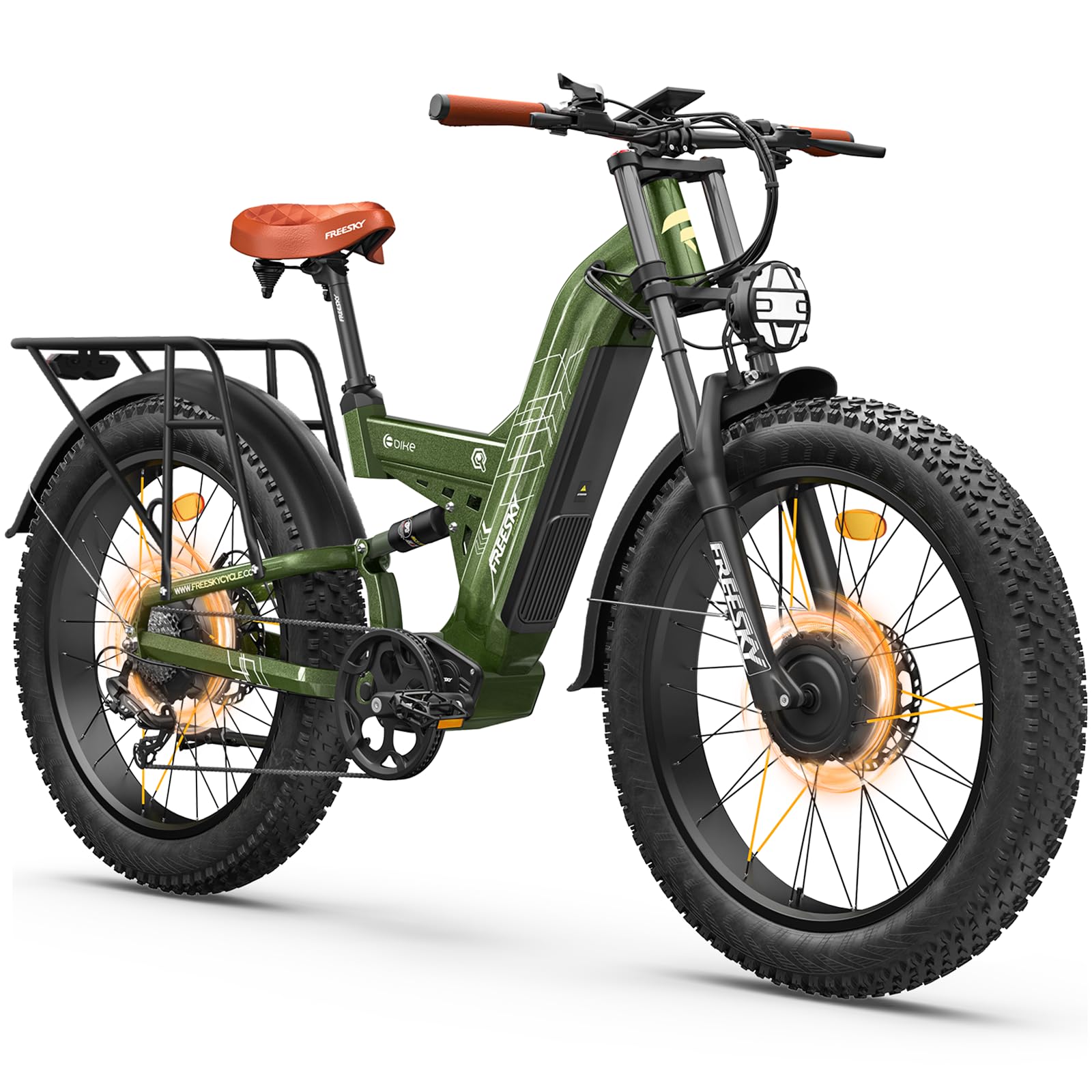 FREESKY Warrior Pro 4000W Dual Motor Electric Bike