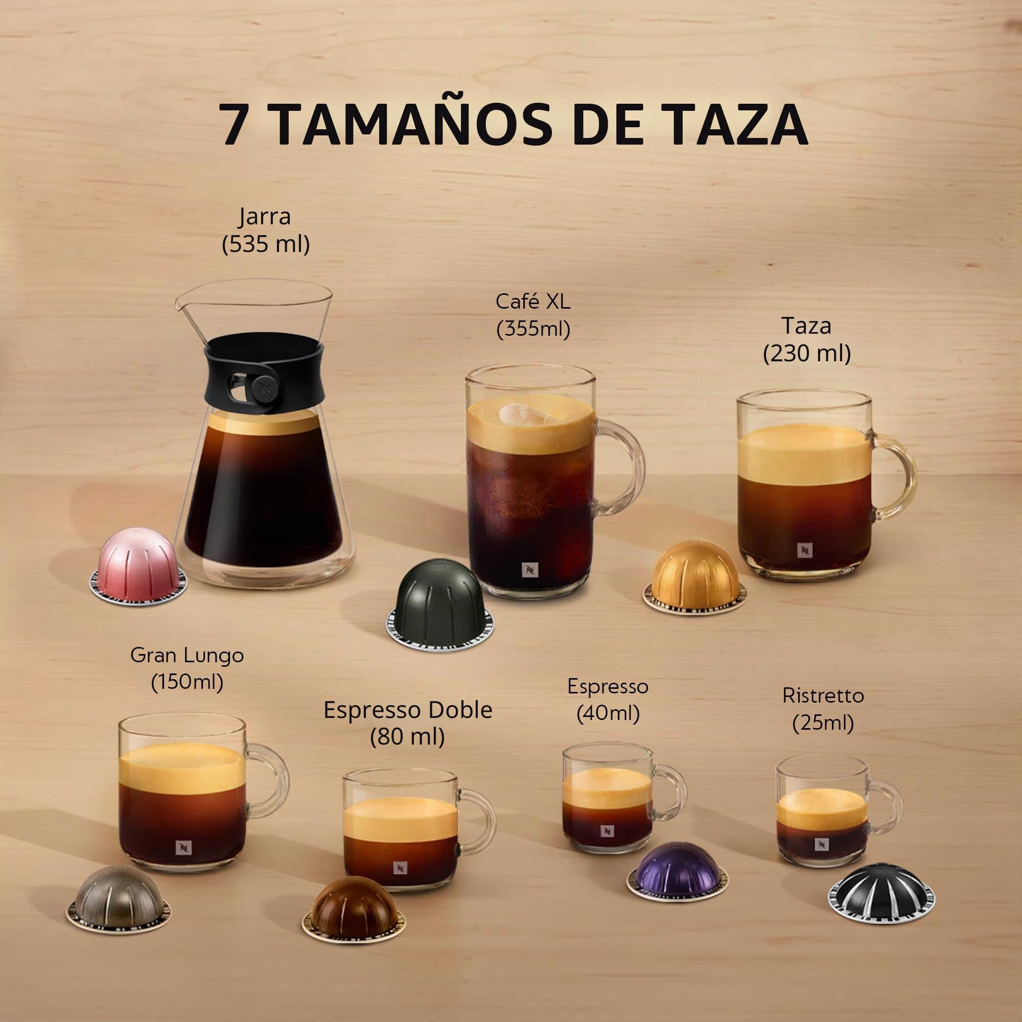 Nespresso Vertuo SVE850BTR4EBL1 Lattissima, sistema para recetas de café, cafetera para cápsulas Vertuo, 2,0 litros, por Sage, Black Truffle